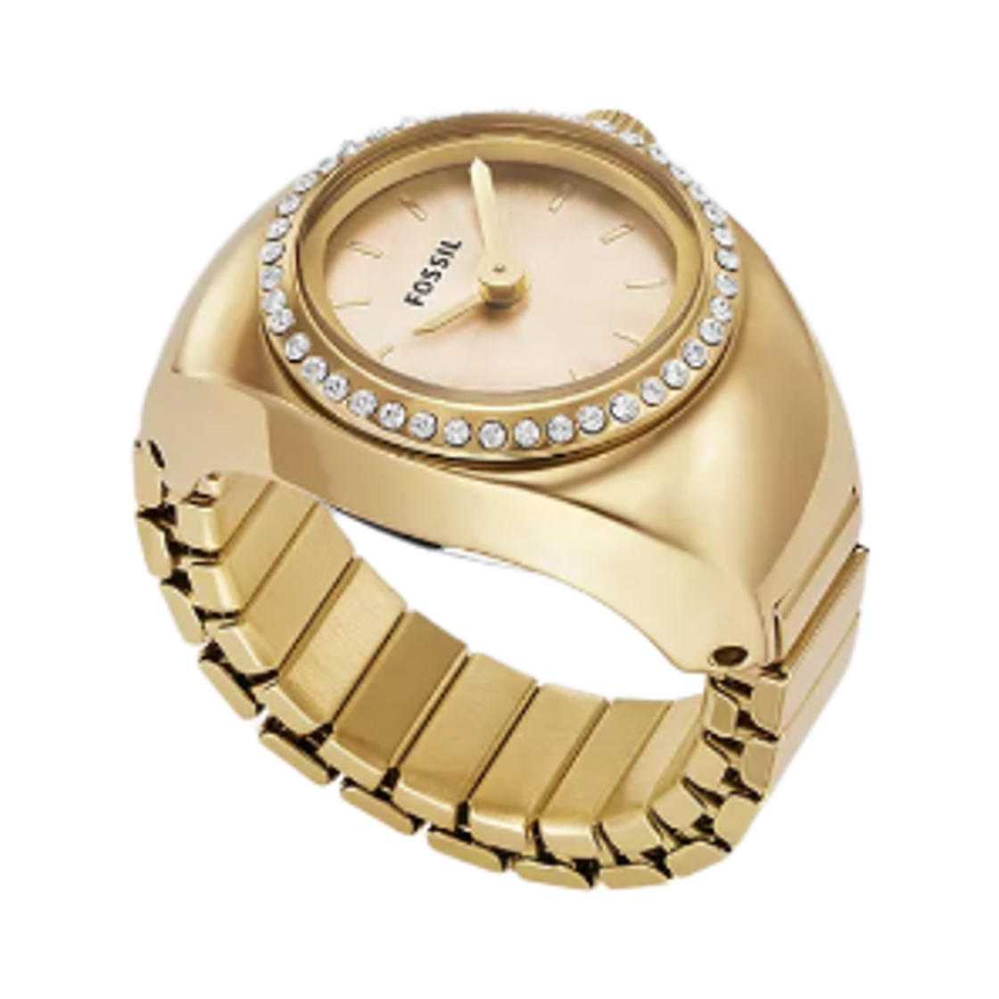 ES5319 (W) Fossil Watch Ring Two-Hand 15mm Stainless Steel Gold