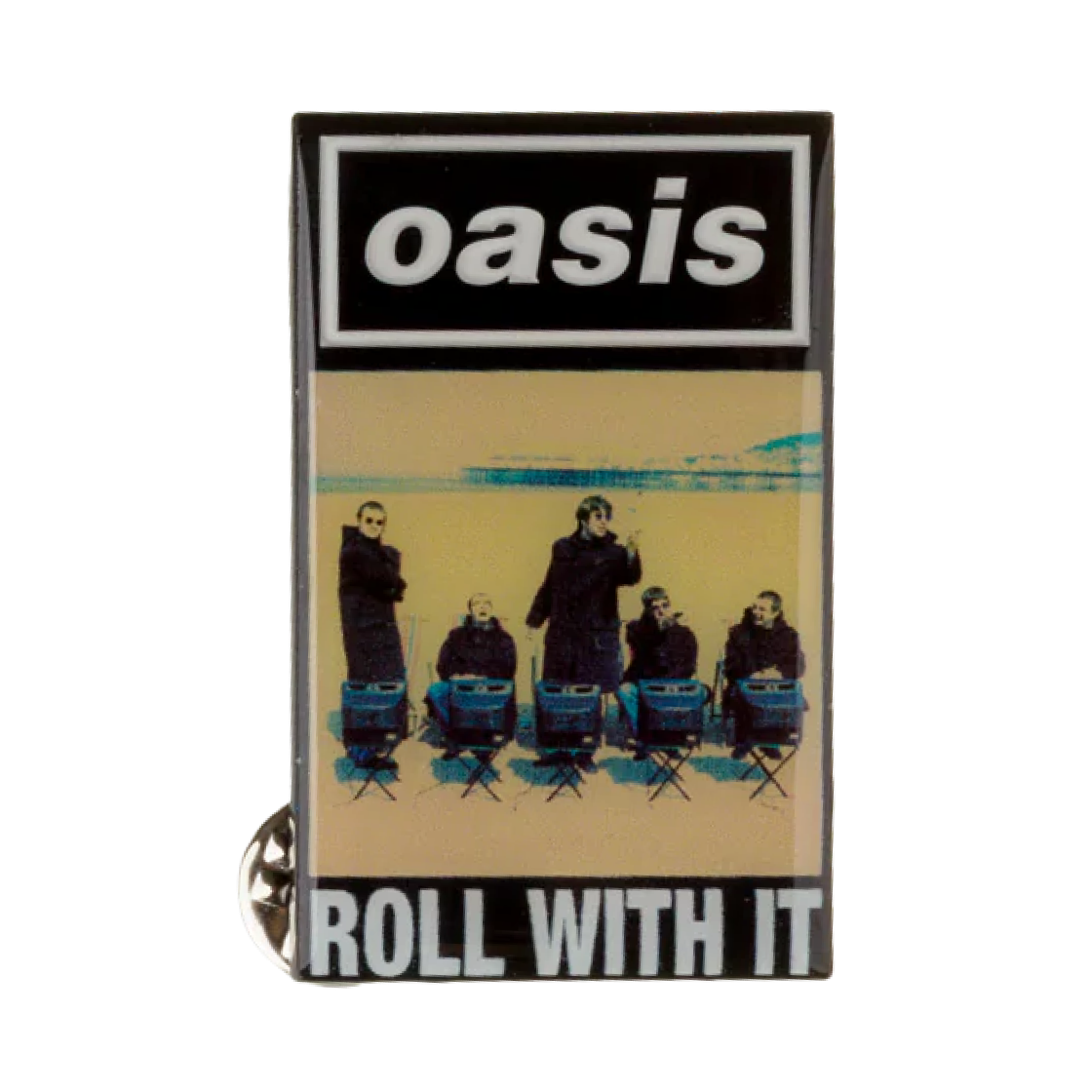- Oasis Live '25 Roll With It Cover Pin Badge