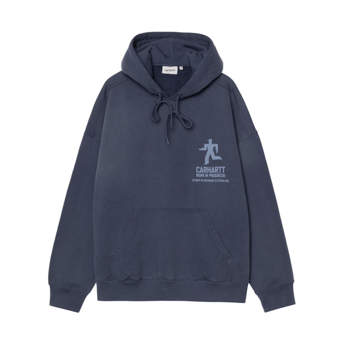 칼하트 WIP 후드 디스턴스 스웨트셔츠 주피터 스톤 다이드(Carhartt WIP Hooded Distance Sweatshirt Jupiter Stone Dyed) - 1