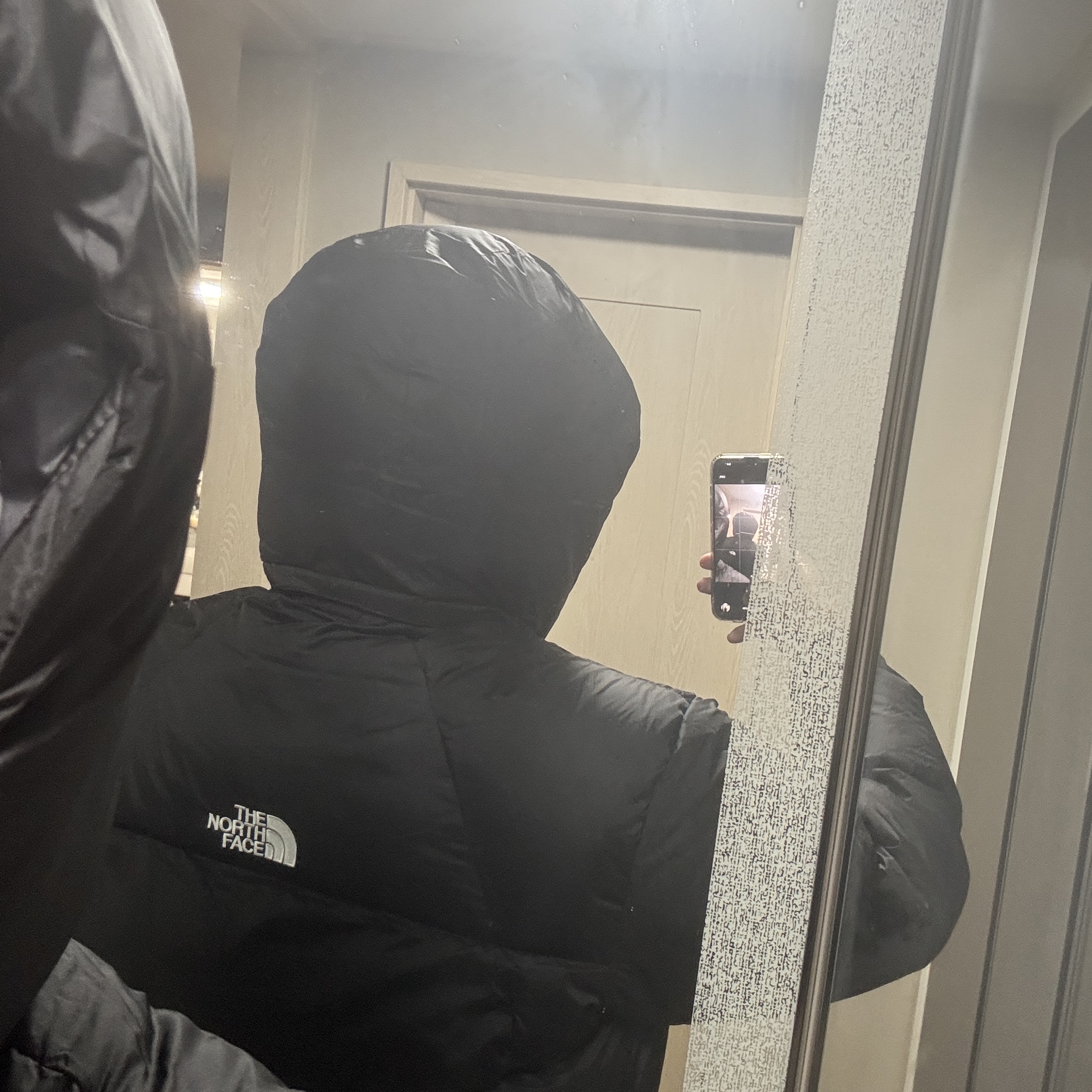 The North Face White Label Project Down Jacket RDS Black - 25FW 착용 스타일 - 3