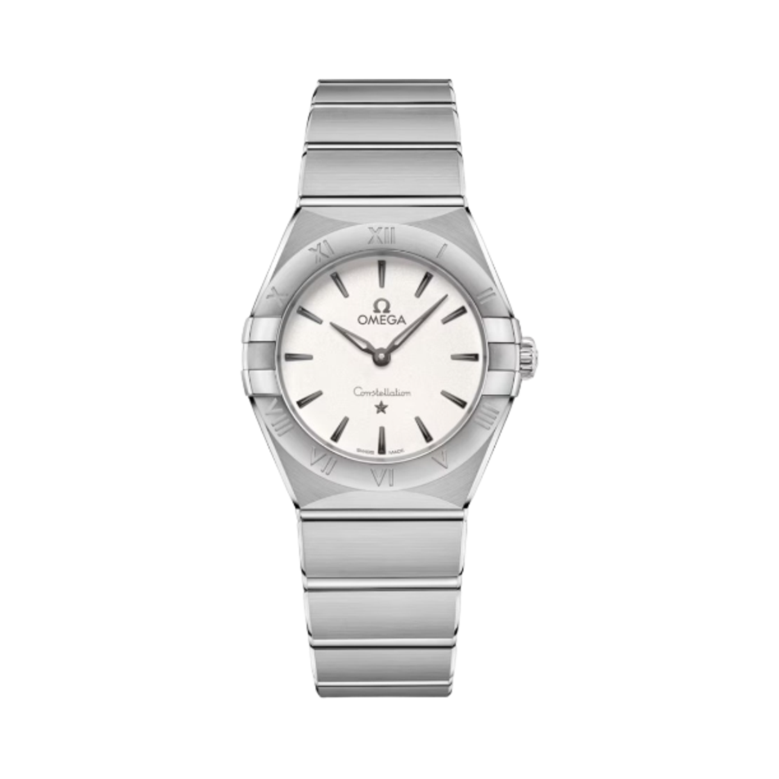 13110286002001 Omega Constellation 28mm Steel Silver