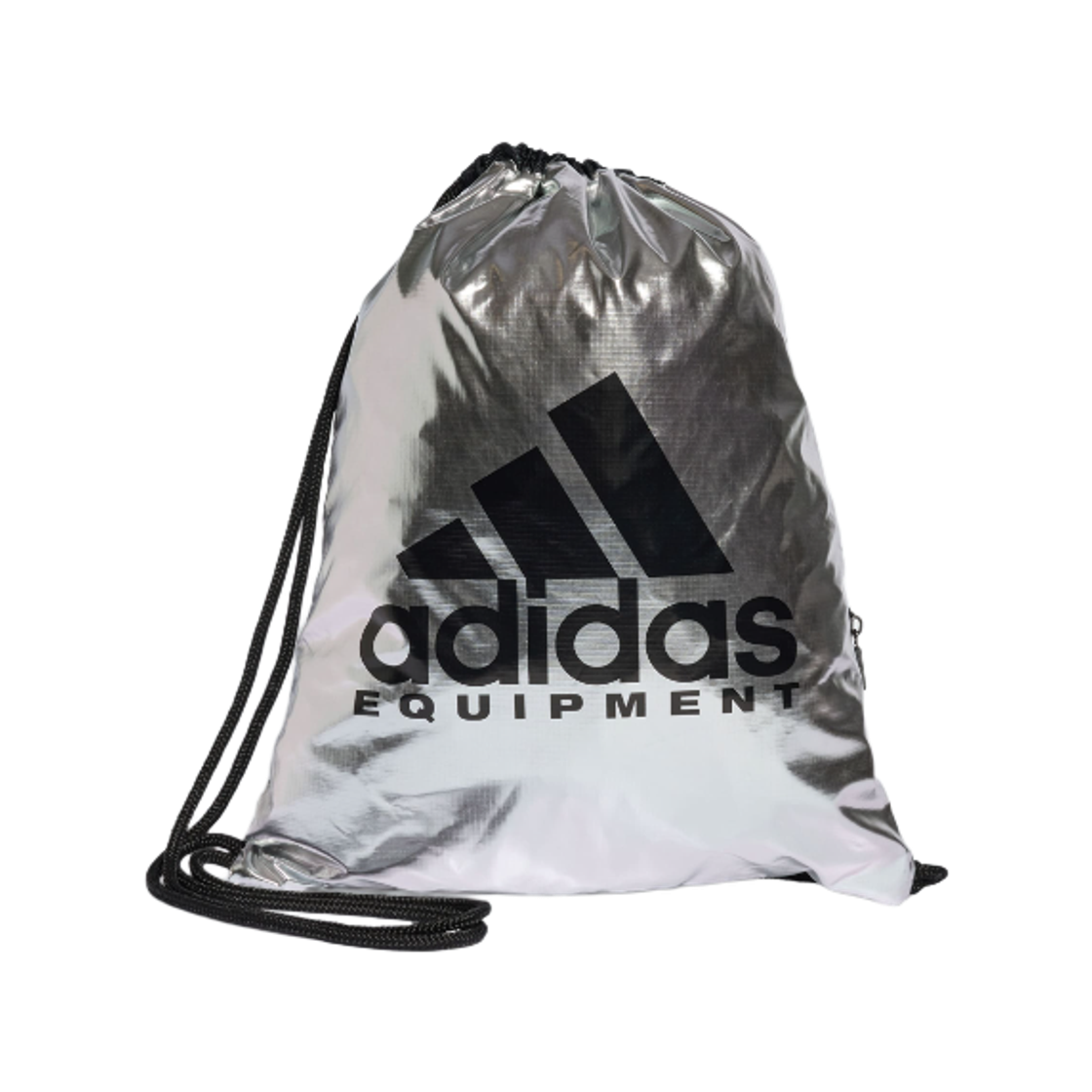 JY2665 Adidas EQT Gym Sack Silver Metallic Black