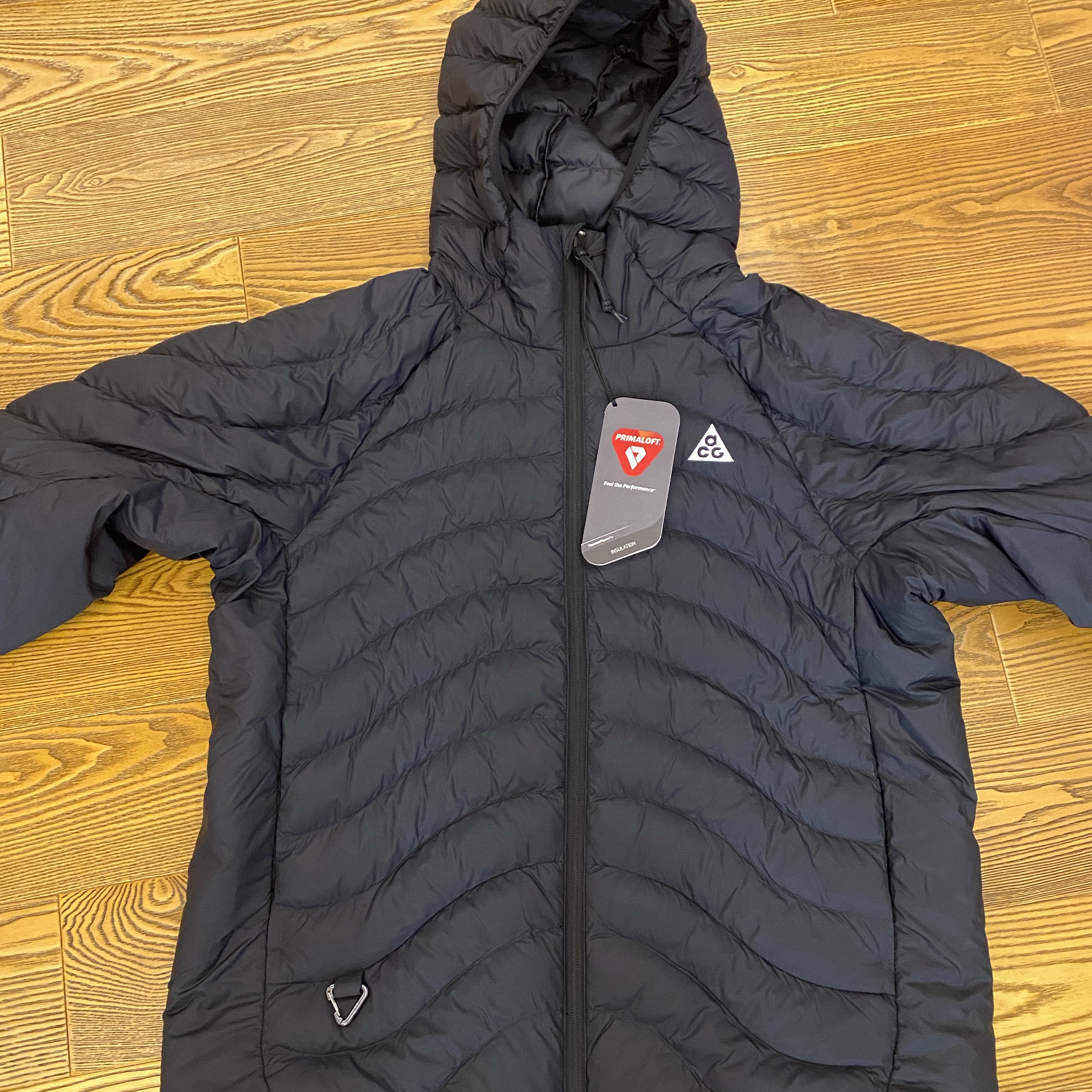 Nike ACG Lava Flow Therma-Fit ADV Jacket Black Summit White - Asia 착용 스타일 - 1