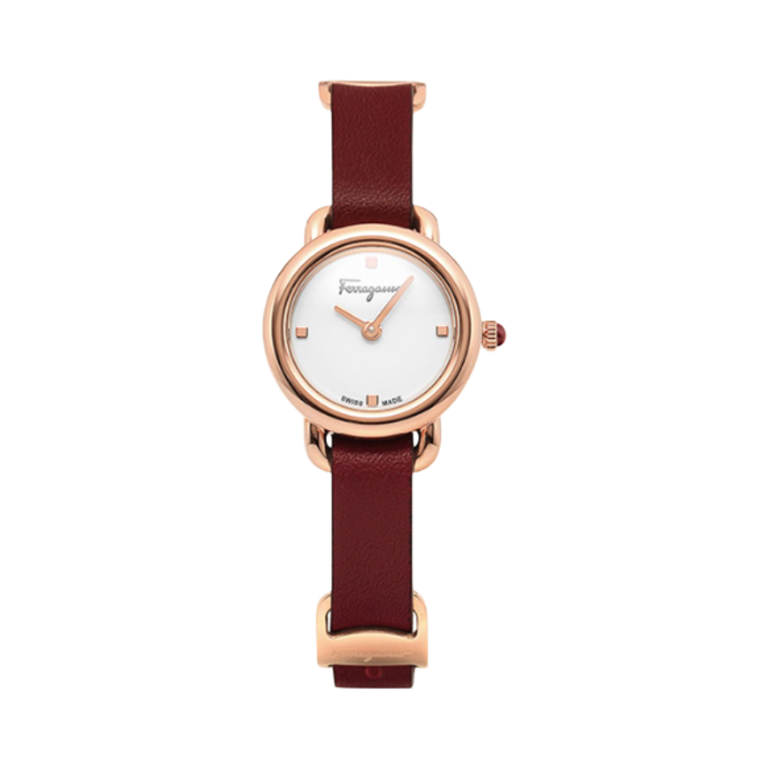 (W) 페라가모 바리나 쿼츠 22.3mm 브라운((W) Ferragamo Varina Quartz 22.3mm Brown)