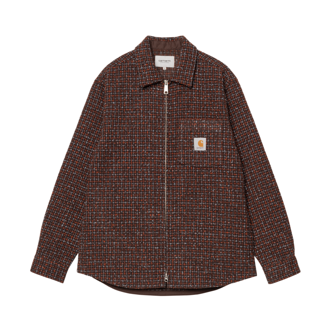 I035422-34S-XX Carhartt WIP Bellamy Shirt Jac Bellamy Check Tobacco