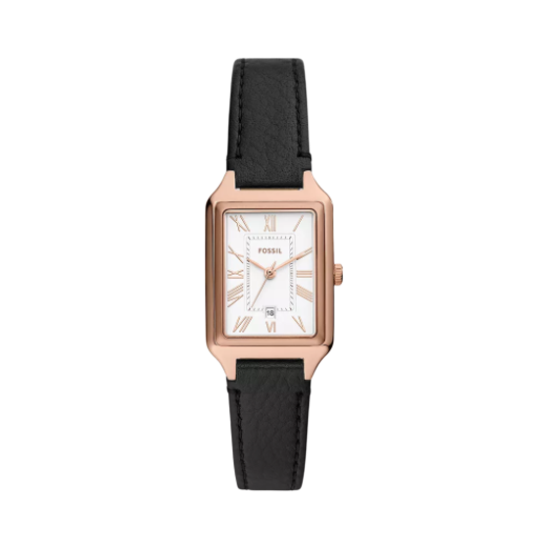 ES5310 (W) Fossil Raquel Three-Hand Date 23mm LiteHide Leather White Black