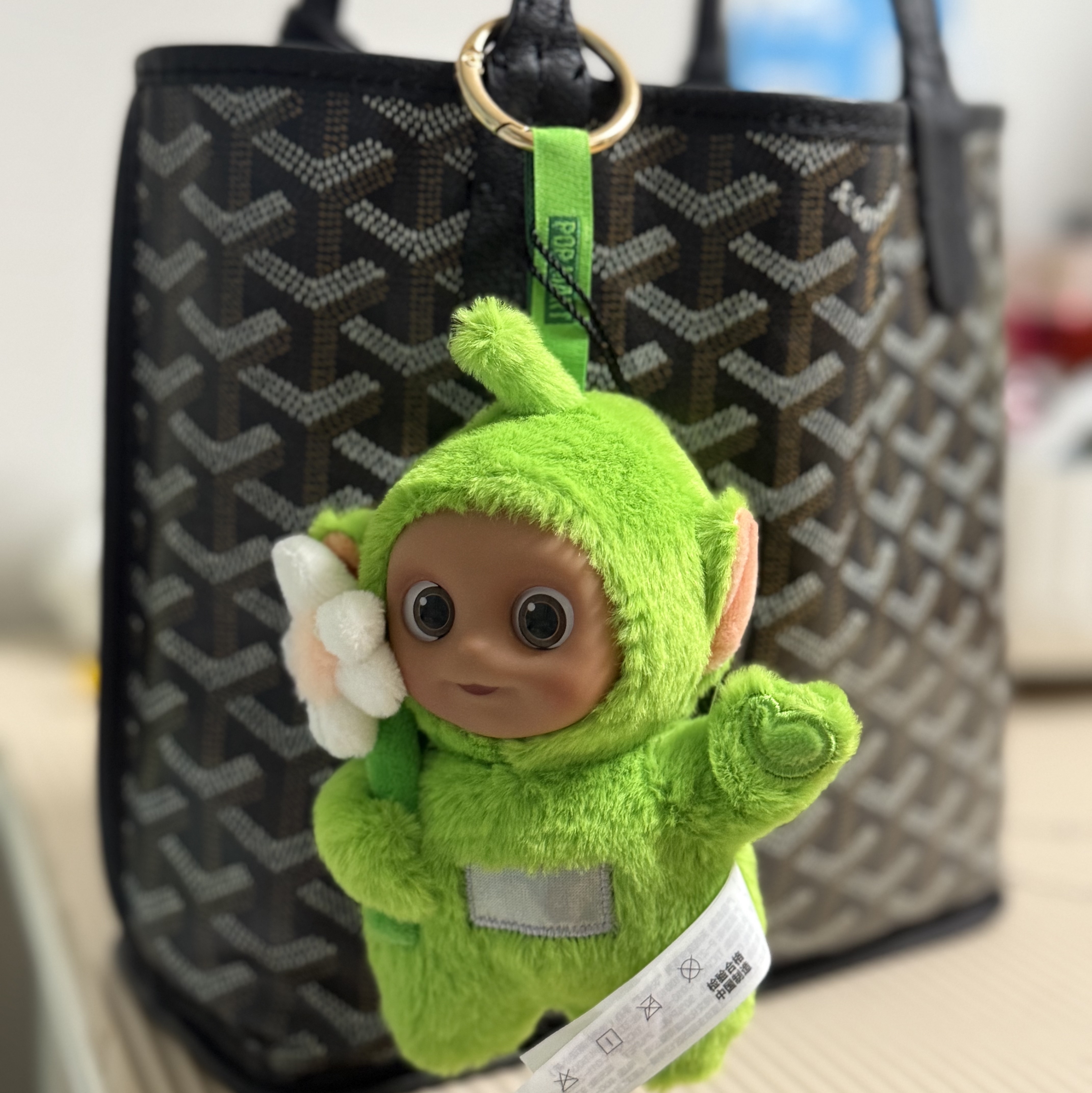 Pop Mart Teletubbies Say Hello Series Figures Sealed Case Dipsy's Naughty Flower (Opened Case) 착용 스타일