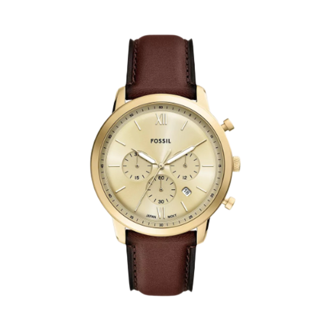 FS6113 Fossil Neutra Quartz Chronograph 44mm Leather Brown