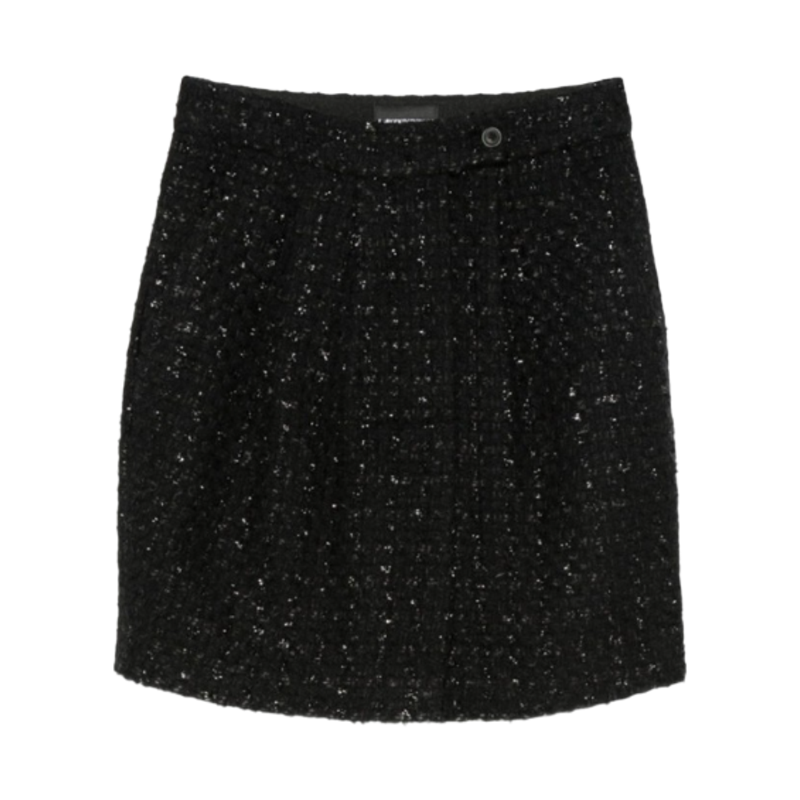 EW001310AF14268UC001 (W) Emporio Armani Tweed Sequins Mini Skirt Black