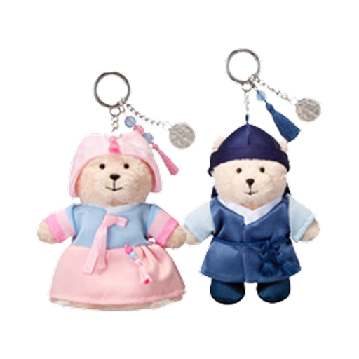 스타벅스 한복 베어리스타 세트 (2개 세트)