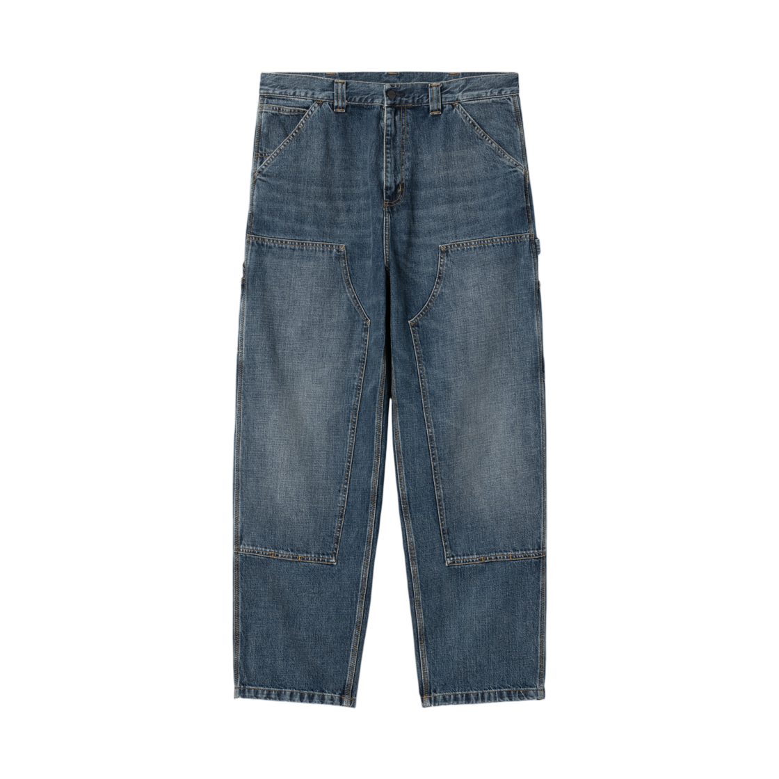 칼하트 WIP OG 더블 니 팬츠 블루 다크 유즈드(Carhartt WIP OG Double Knee Pant Blue Dark Used) - 2