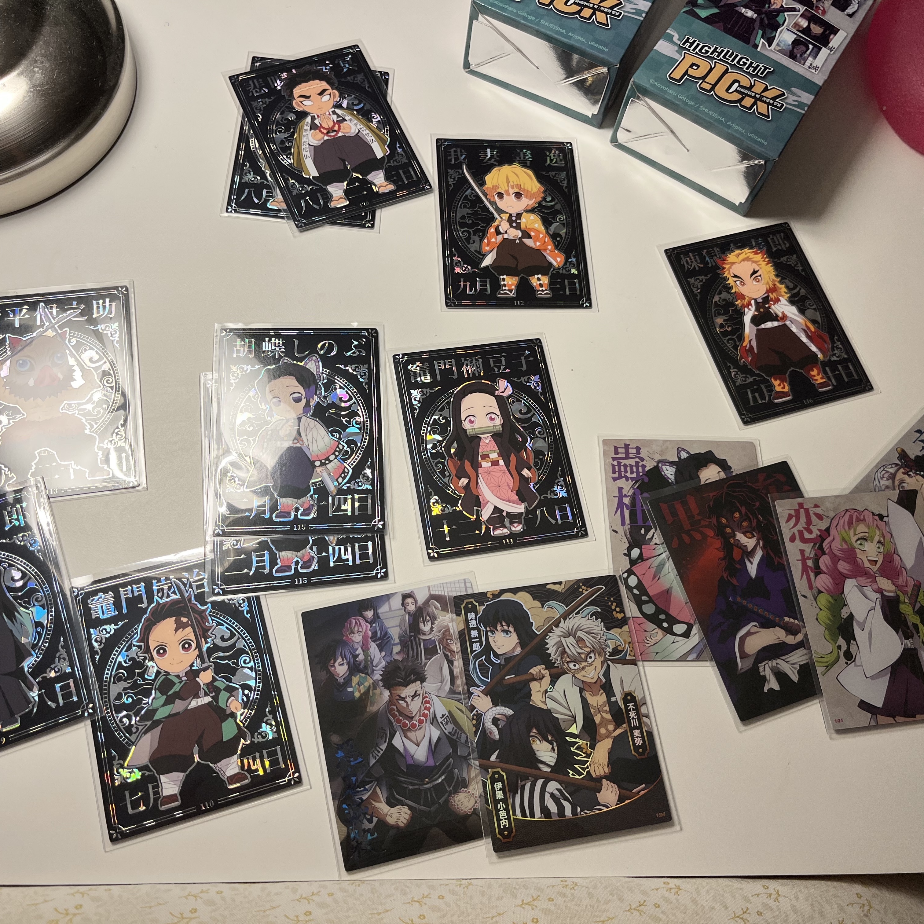HIGHLIGHT PICK Demon slayer Trading Card 착용 스타일