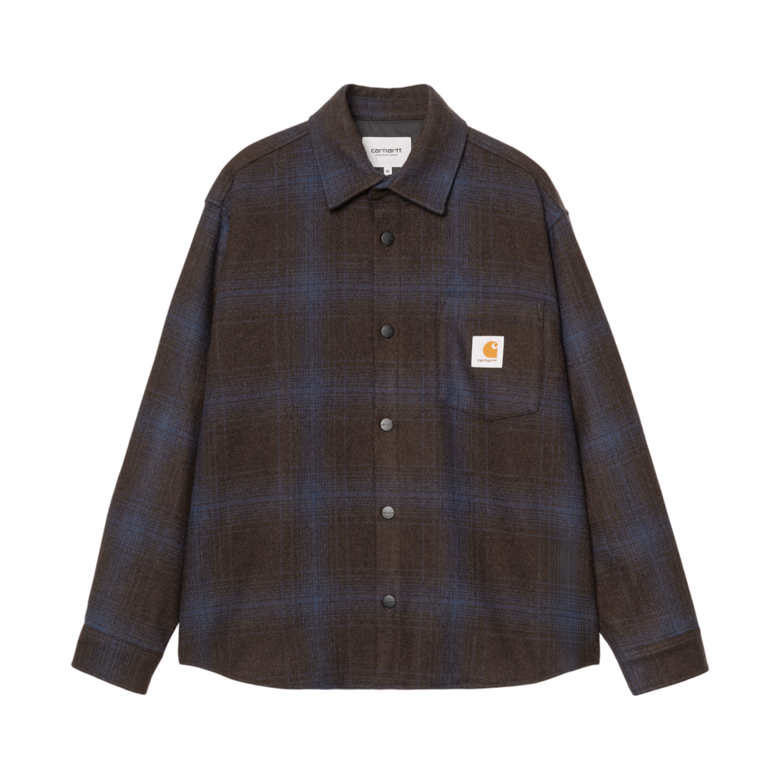 I035324-3DF-XX Carhartt WIP Brennan Shirt Jac Brennan Check Palisander Jupiter