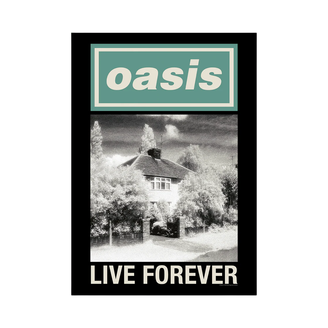 오아시스 리브 포에버 싱글 커버 포스터(Oasis Live Forever Single Cover Poster) - 1