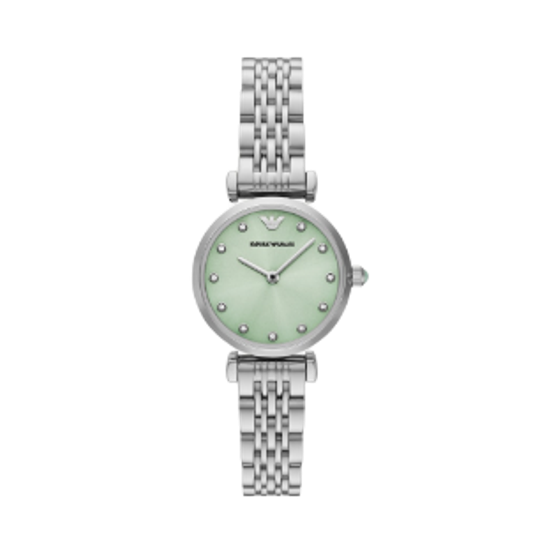 AR11667 (W) Emporio Armani Quartz Two-Hand 28mm Stainless Steel Green Silver