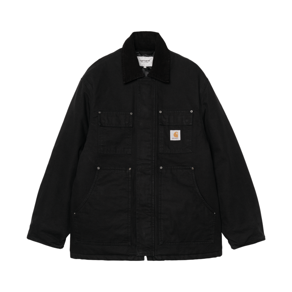 I035616-00E-06 Carhartt WIP Ambel Coat Black Stone Washed