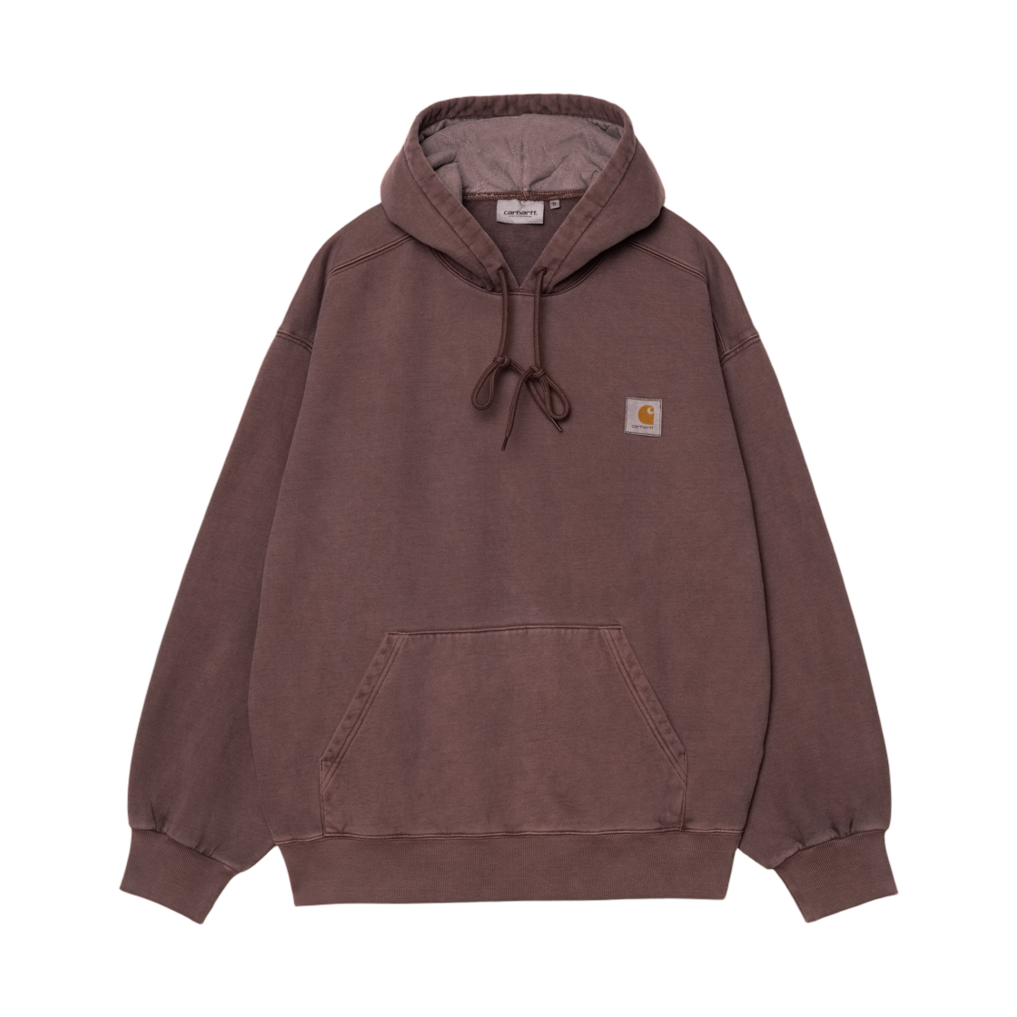 칼하트 WIP 후드 비스타 스웨트셔츠 팔리샌더 가먼트 다이드(Carhartt WIP Hooded Vista Sweatshirt Palisander Garment Dyed)