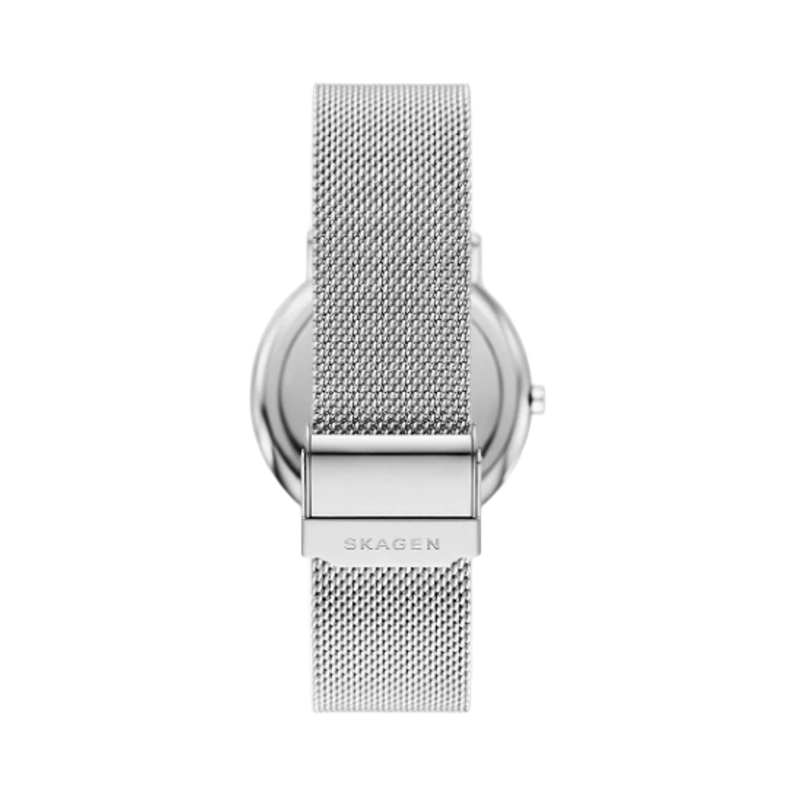 스카겐 시그니쳐 쿼츠 쓰리핸드 40mm 블루 스테인리스 스틸 메쉬 실버(Skagen Signature Quartz Three-Hand 40mm Blue Stainless Steel Mesh Silver) - 2