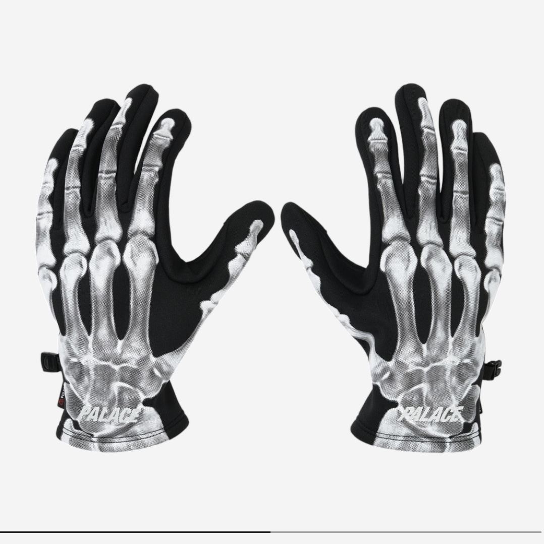 Palace Polartec Boney Gloves Black - 25FW 착용 스타일