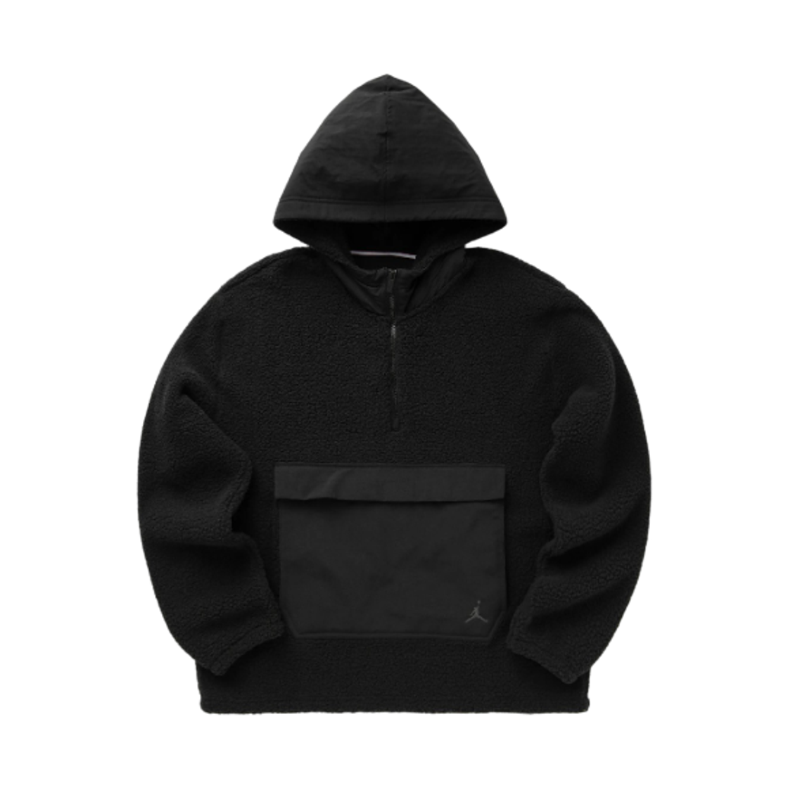 FV7452-010 Jordan Flight High-Pile Fleece Pullover Hoodie Black - US/EU