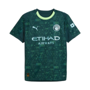 Puma Manchester City 2025/26 4th Jersey Green Terrain (Non Marking Ver.)