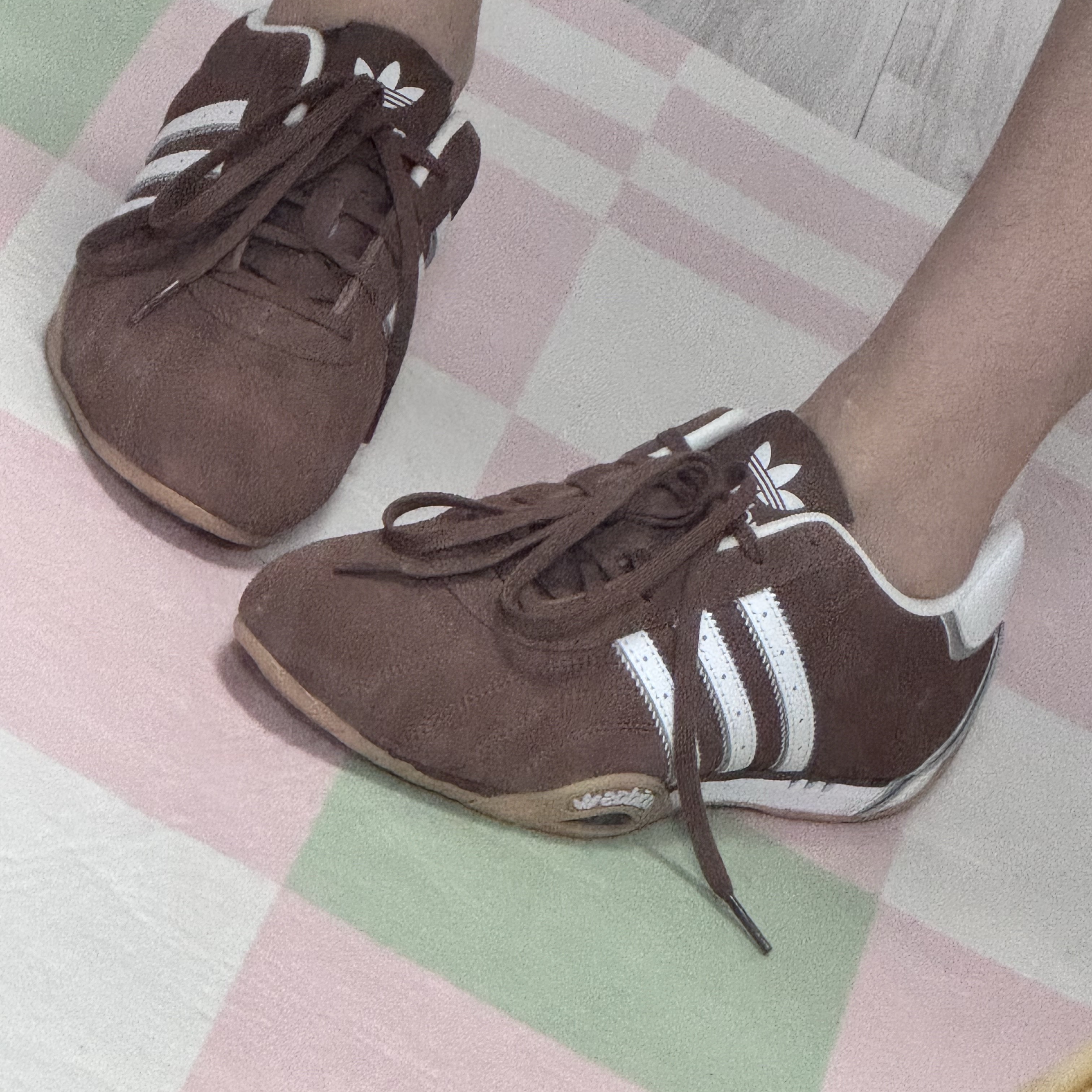 Adidas Originals Adiracer Lo Preloved Brown Cloud White 착용 스타일
