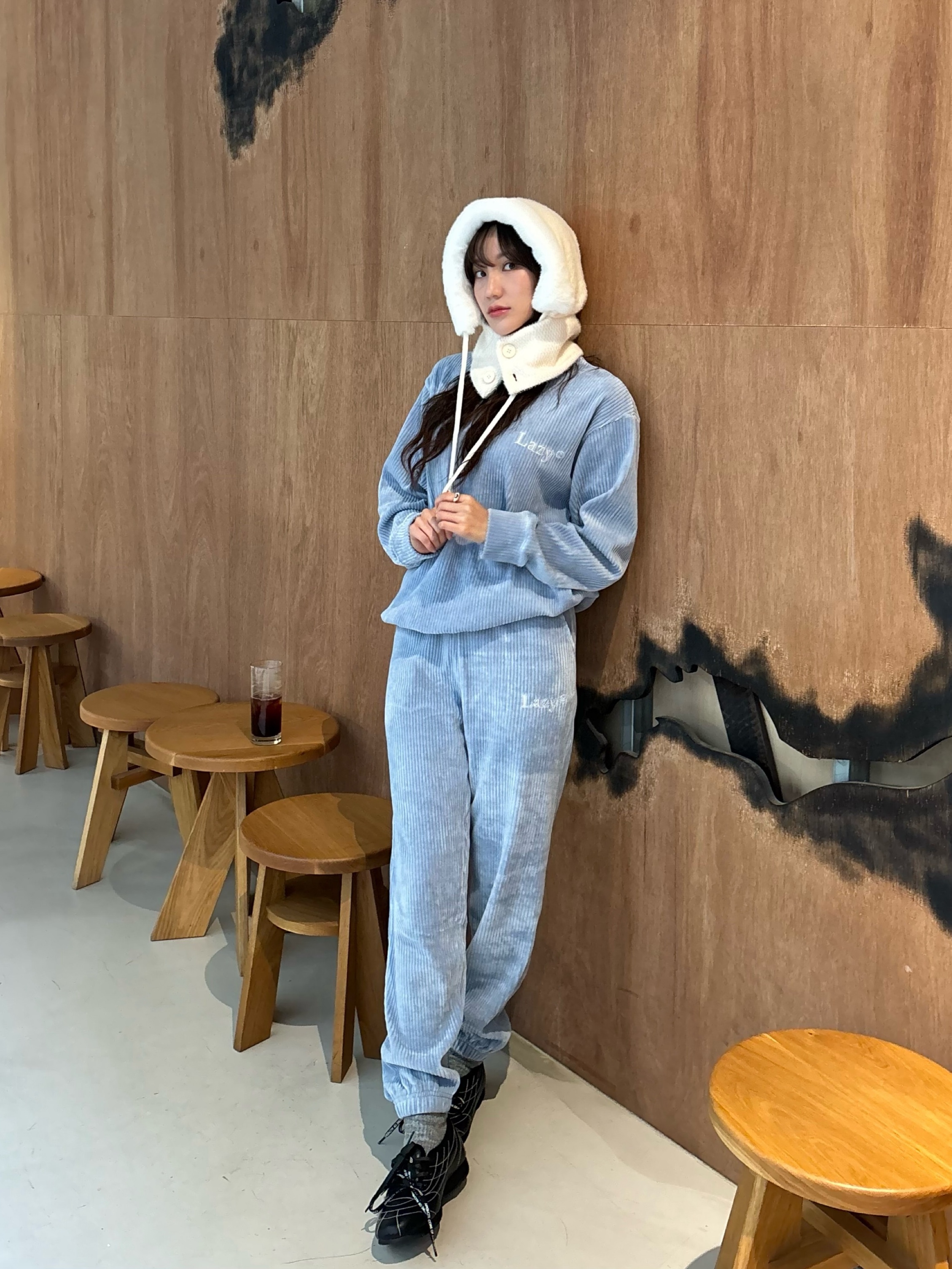 COREOFALCHEMY Training MaryJane Degage Black 착용 스타일 - 2
