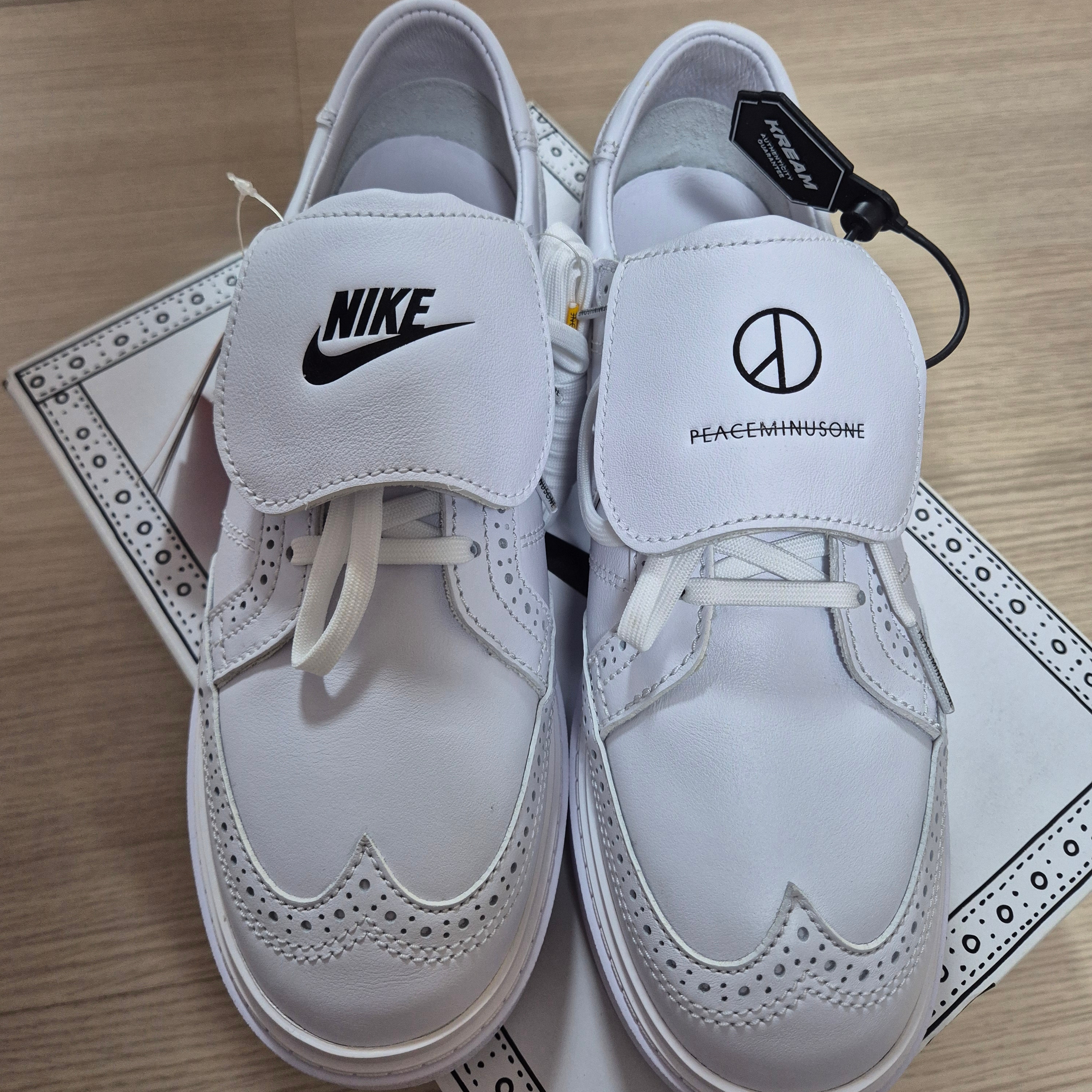 Nike x Peaceminusone Kwondo1 White 착용 스타일 - 7