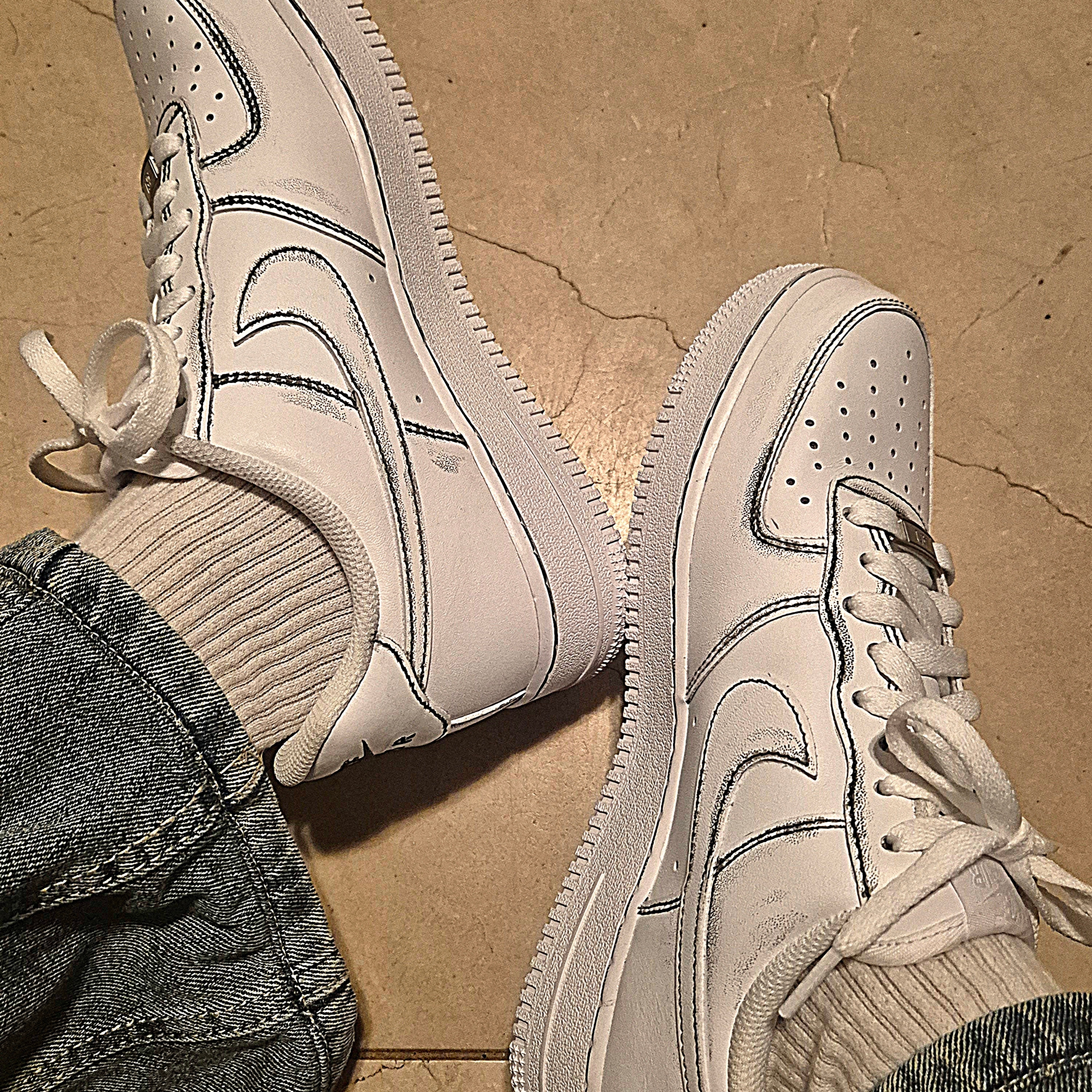 Nike Air Force 1 '07 Low White 착용 스타일 - 2