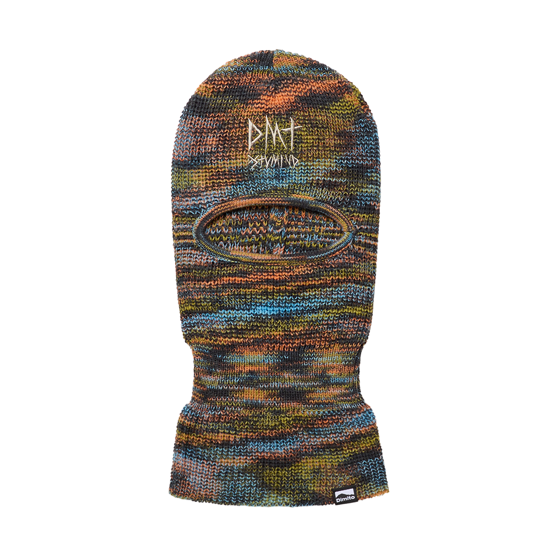 WVKK08450 Dimito Dmt Face Knit Mask Multi Khaki