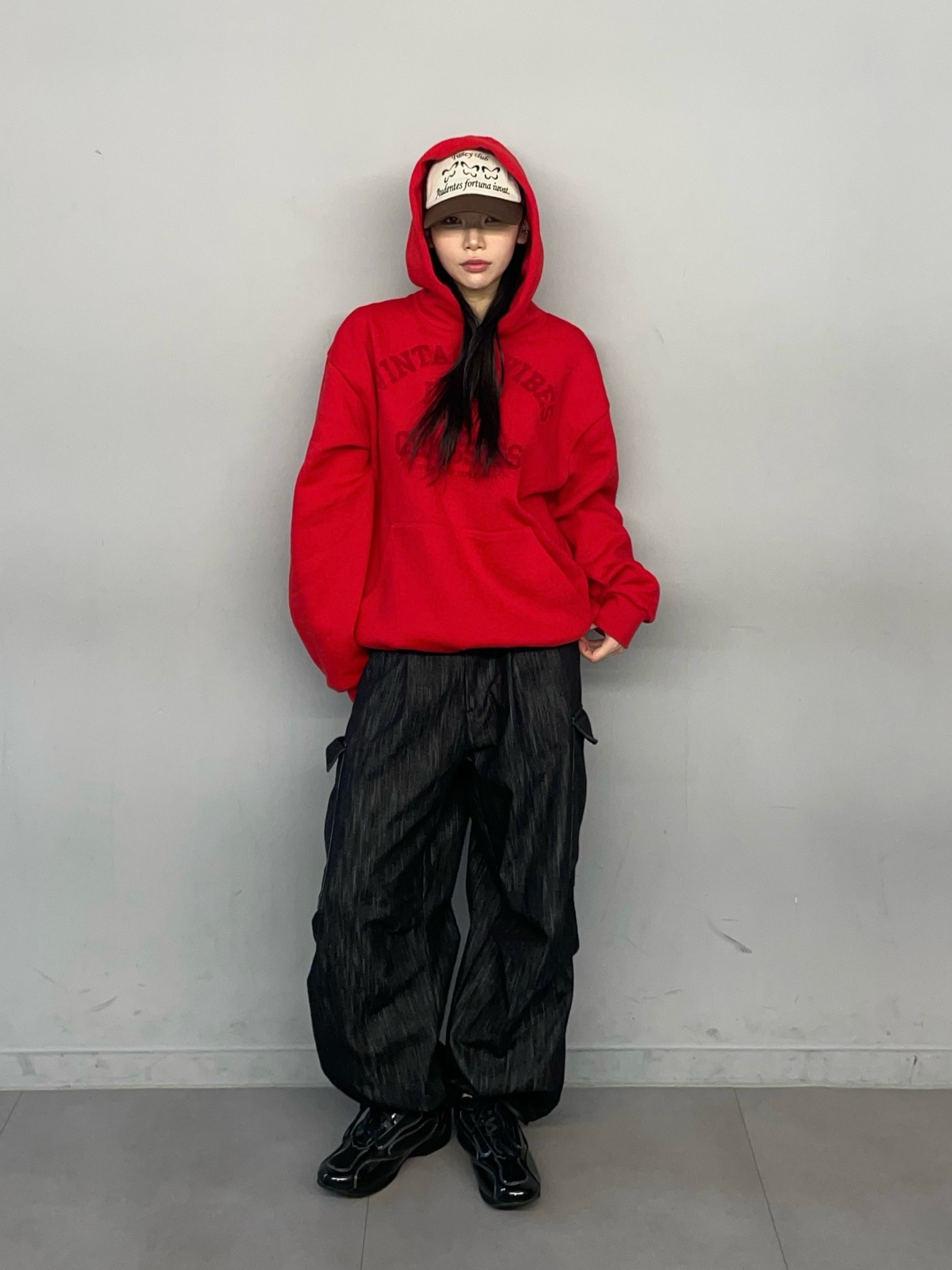 COREOFALCHEMY Runner Challenger Street Shoes Black 착용 스타일 - 1