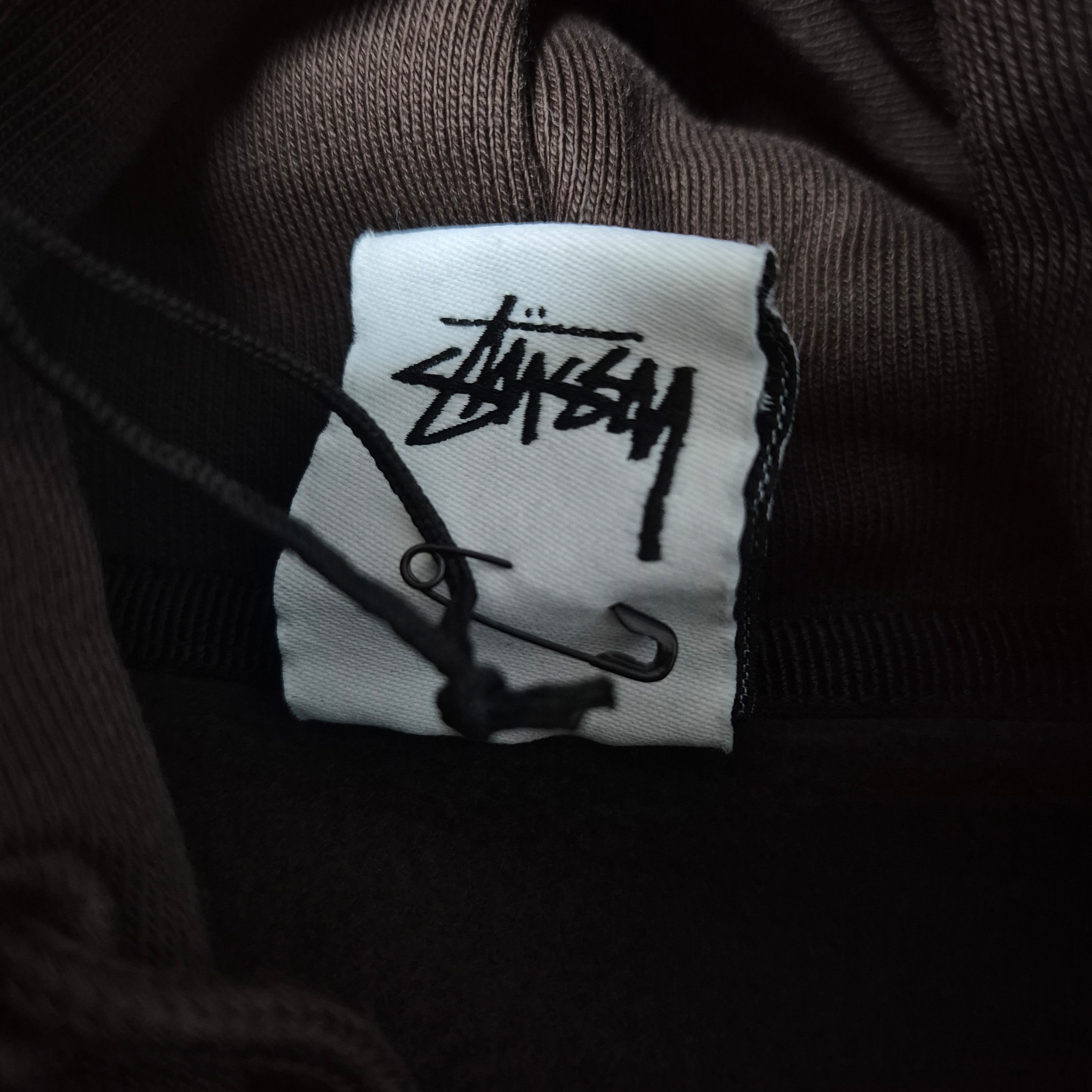 Nike x Stussy Stone Washed Fleece Zip Hoodie Dark Cinder (FJ9175-261) 착용 스타일 - 3