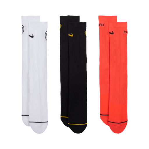 나이키 토탈 90 에브리데이 쿠션 크루 삭스 멀티컬러 (3개입/국내 정식 발매 제품)(Nike Total 90 Everday Cushion Crew Socks Multicolor (3 Pack/Korean Ver.)) - 1
