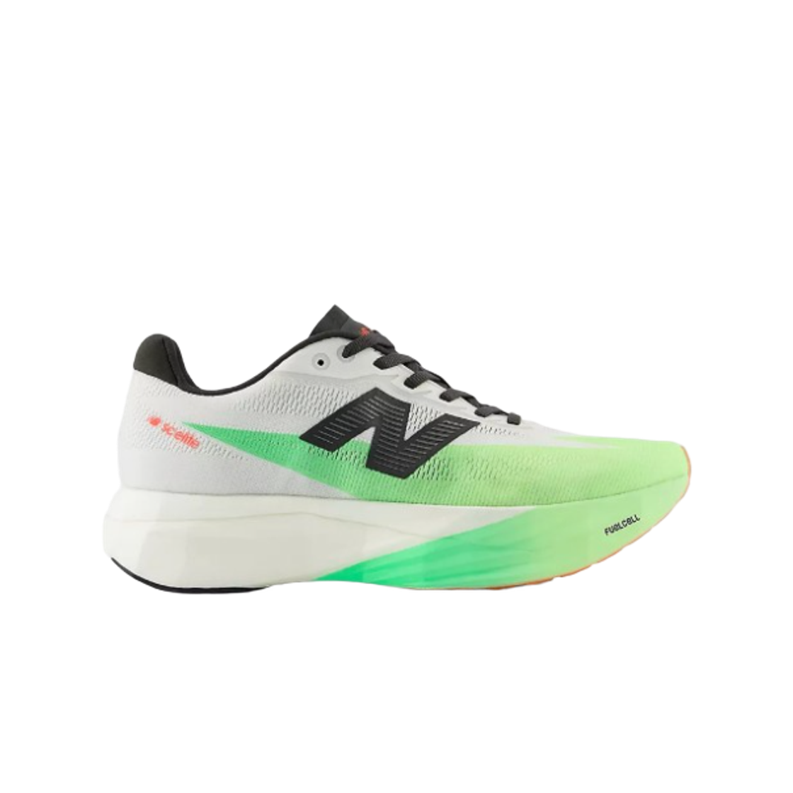 (W) 뉴발란스 퓨어셀 SC 엘리트 v5 화이트 민트 플래쉬 - D 와이드((W) New Balance FuelCell SC Elite v5 White Mint Flash - D Wide) - 1