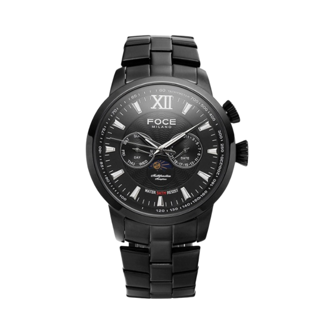 포체 46.5mm 메탈 워치 블랙(Foce 46.5mm Metal Watch Black)