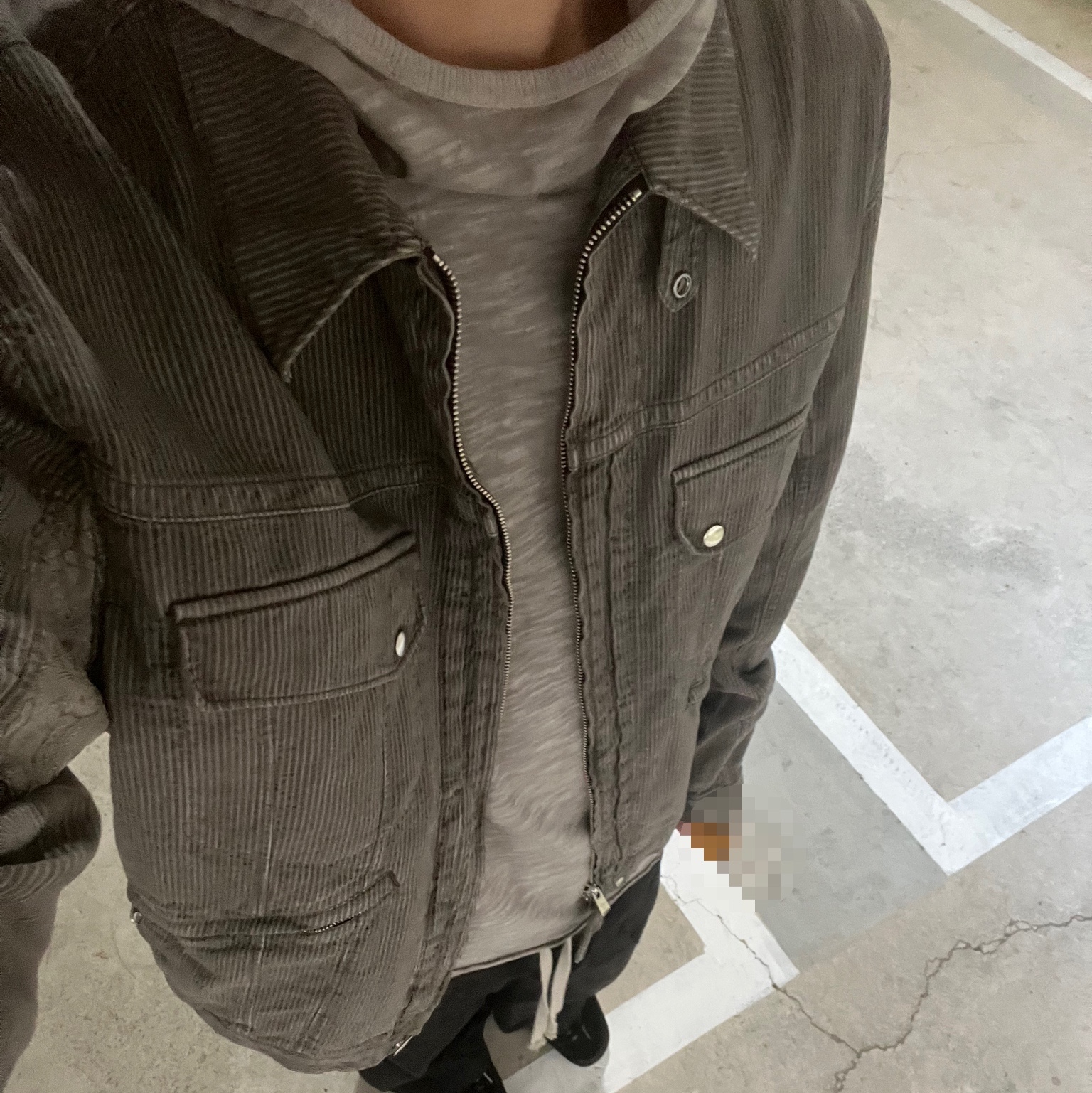 [기간한정 20%쿠폰] Polyteru Human Index Human Turtle Neck Hoodie Gray 착용 스타일