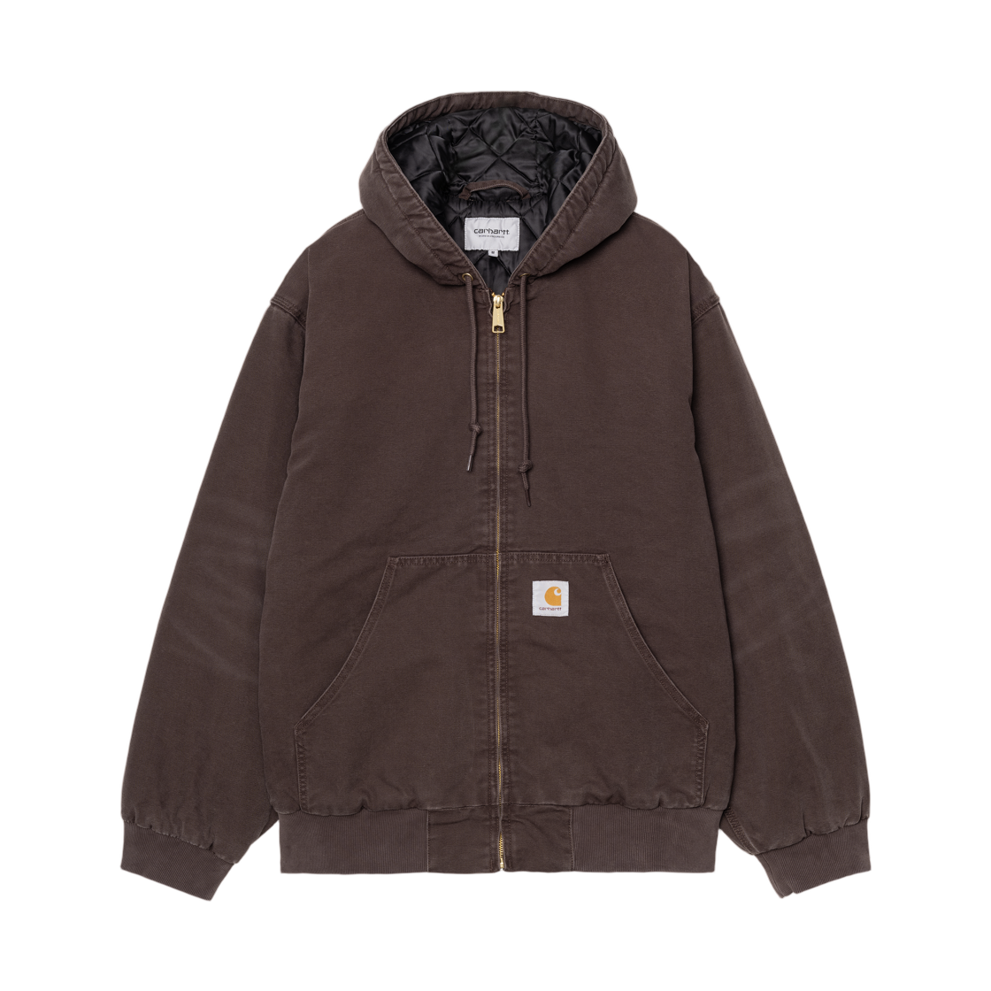 칼하트 WIP OG 액티브 자켓 토바코 스톤 캔버스