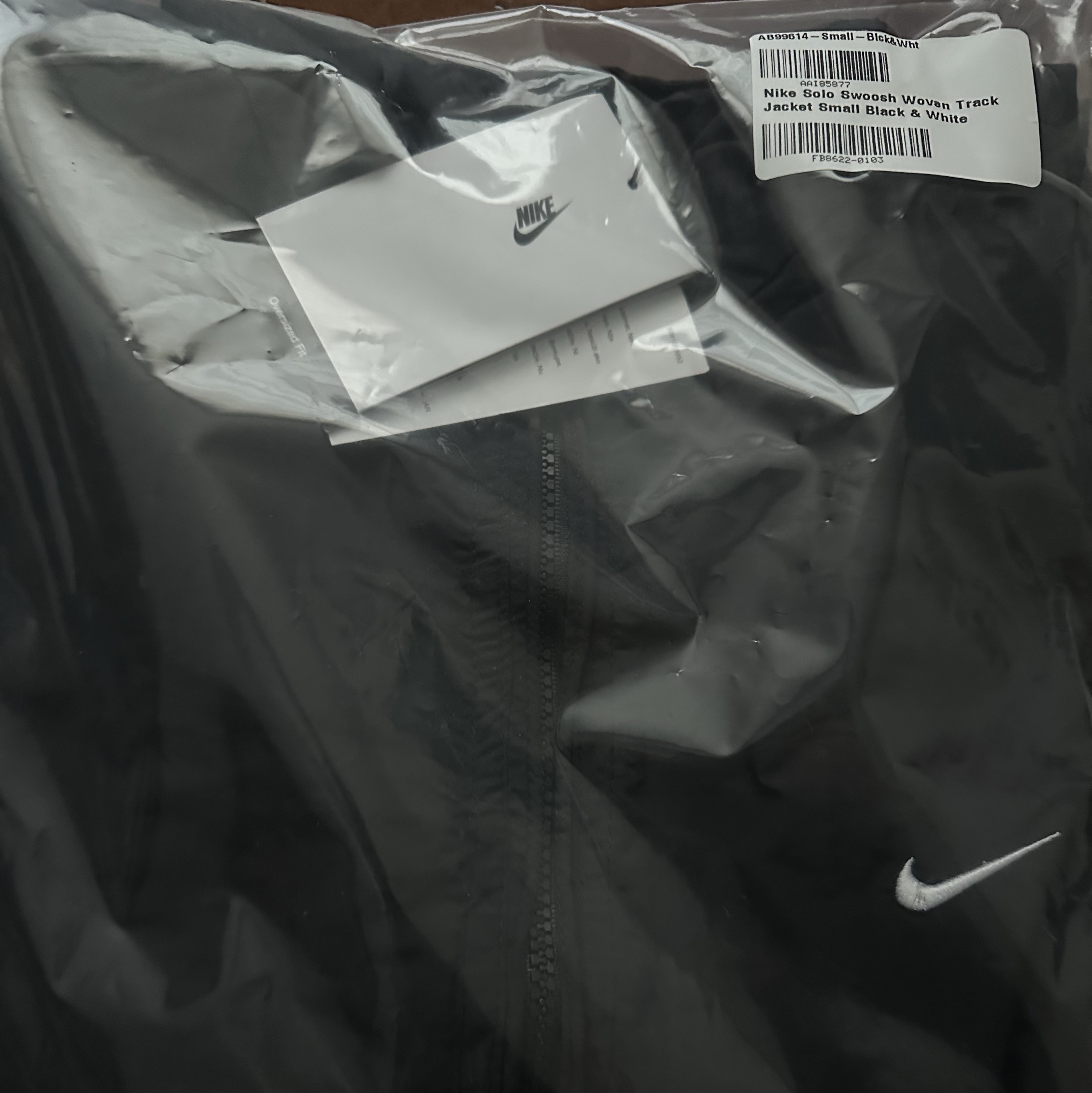 Nike NSW Solo Swoosh Woven Track Jacket - US/EU 착용 스타일