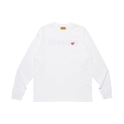 Human Made Heart Badge L/S T-Shirt White