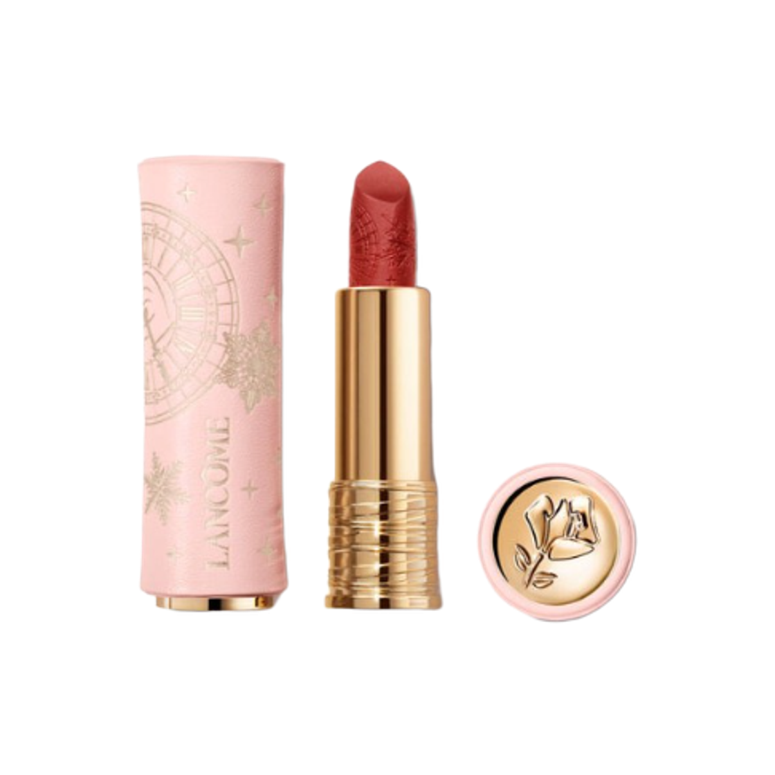 랑콤 2025 홀리데이 압솔뤼 루즈 드라마 마뜨 립스틱 296 쉬머리 드라마포리아(Lancome 2025 Holiday Absolue Rouge Drama Matte Lipstick 296 Shimmery Dramaphoria)