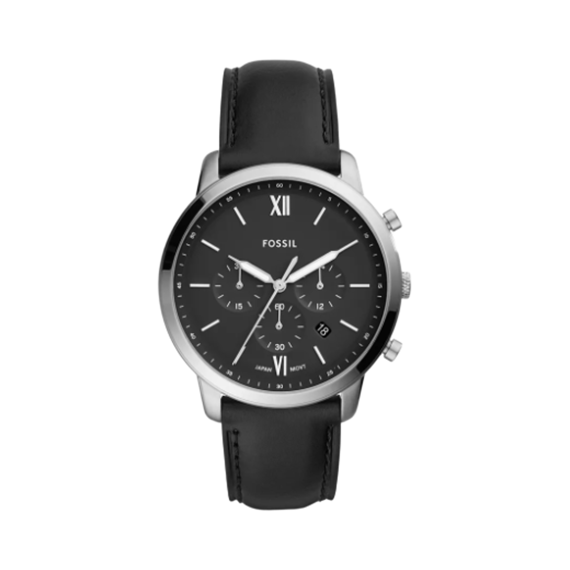 FS5452 Fossil Neutra Chronograph 44mm Leather Black