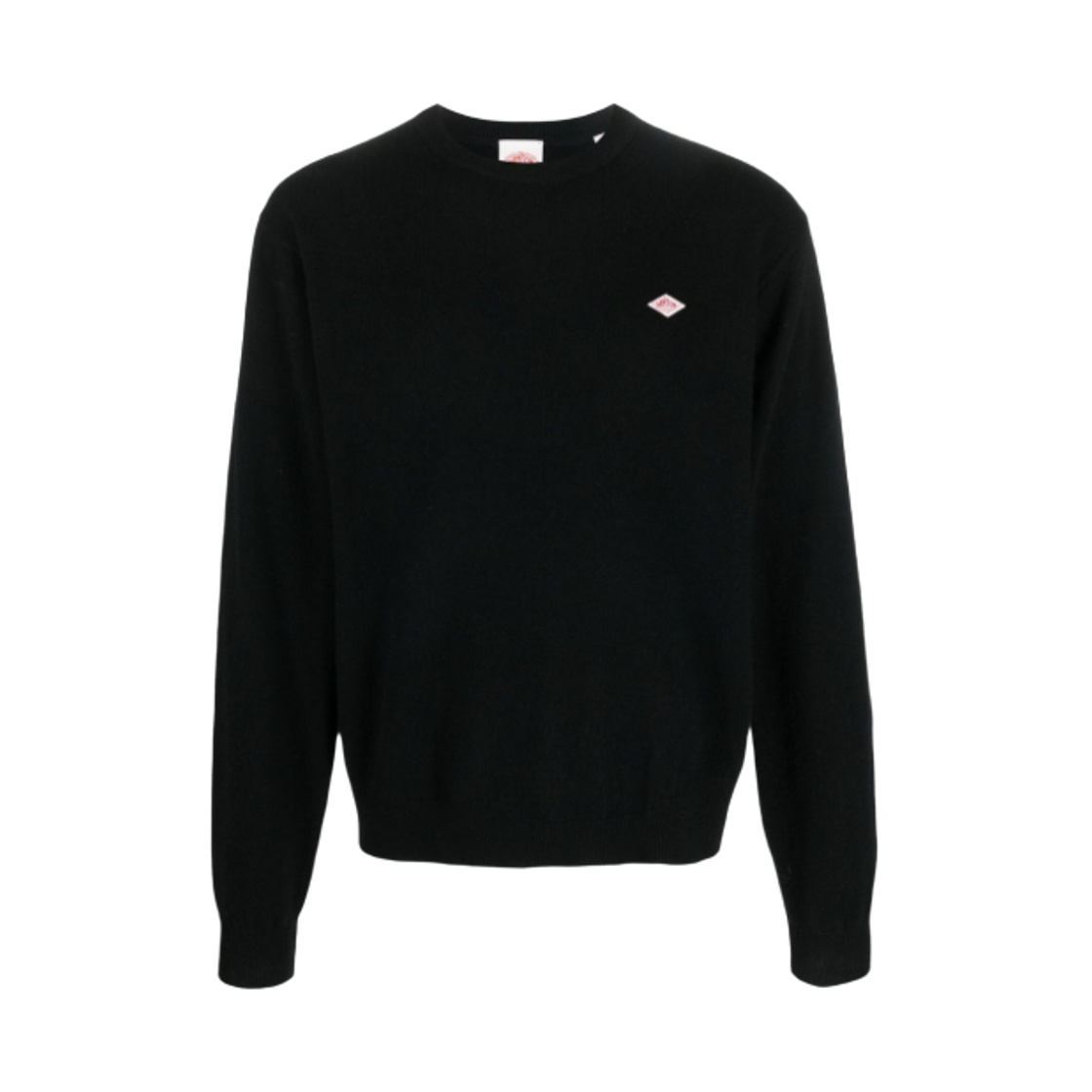 DT-D0028 Danton Lambswool Crewneck Knit Pullover Black
