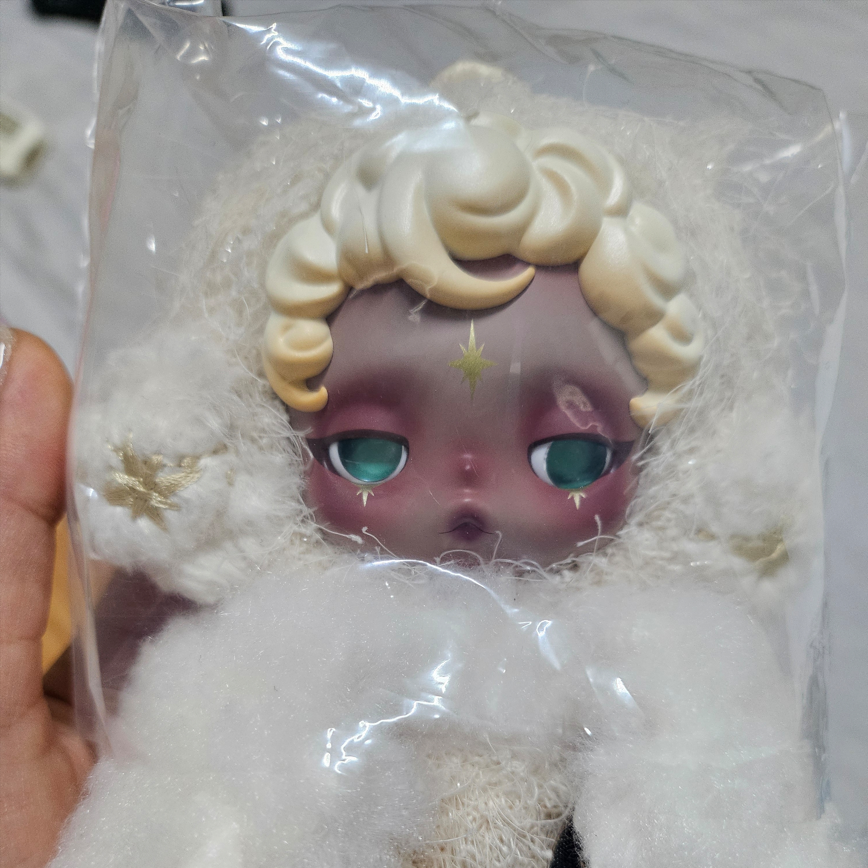Pop Mart Skullpanda You Found Me ! Series Plush Doll Pendant Sealed Case (1 Blind Box) 착용 스타일 - 2