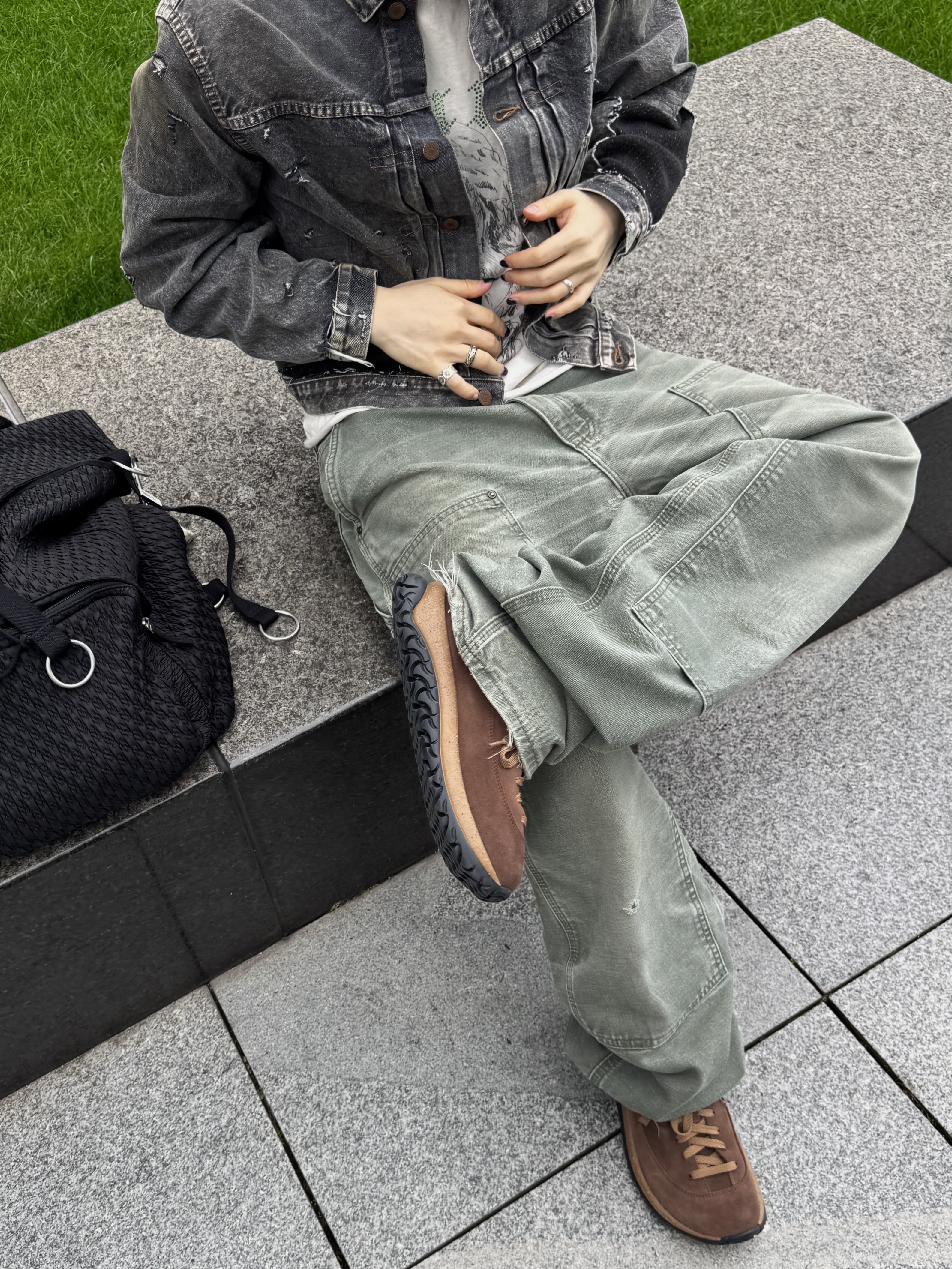 Birkenstock x Thibo Denis 1774 Uerzell Suede Marone - Regular 착용 스타일 - 2