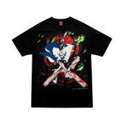 Geeks Rule x Chainsaw Man The Movie: Reze Arc 15 Silkscreen Printing T-Shirt Ver. 2 Black