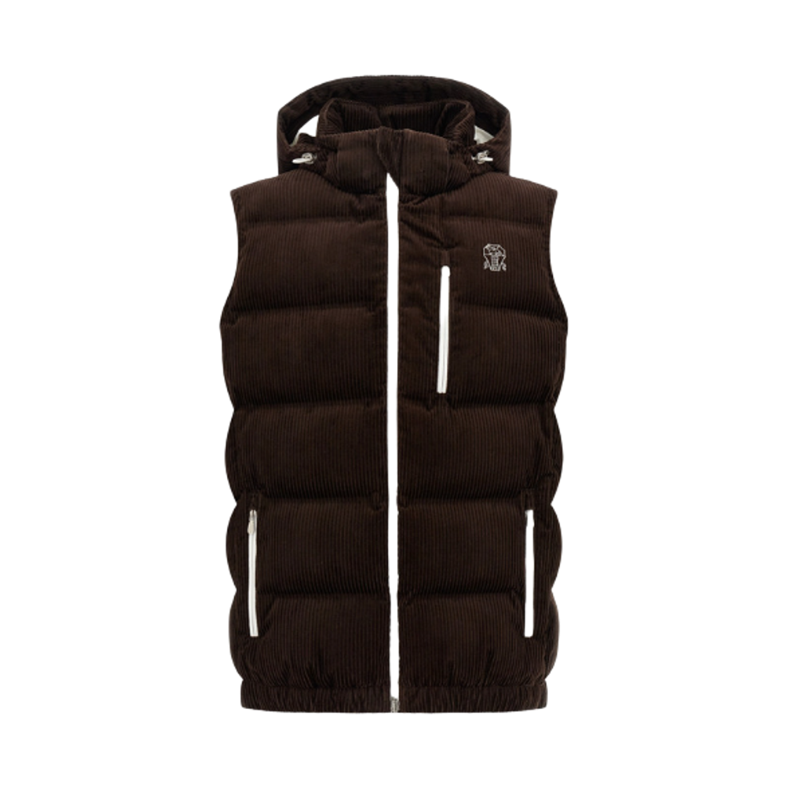 브루넬로 쿠치넬리 퀼티드 베스트 브라운(Brunello Cucinelli Quilted Vest Brown)