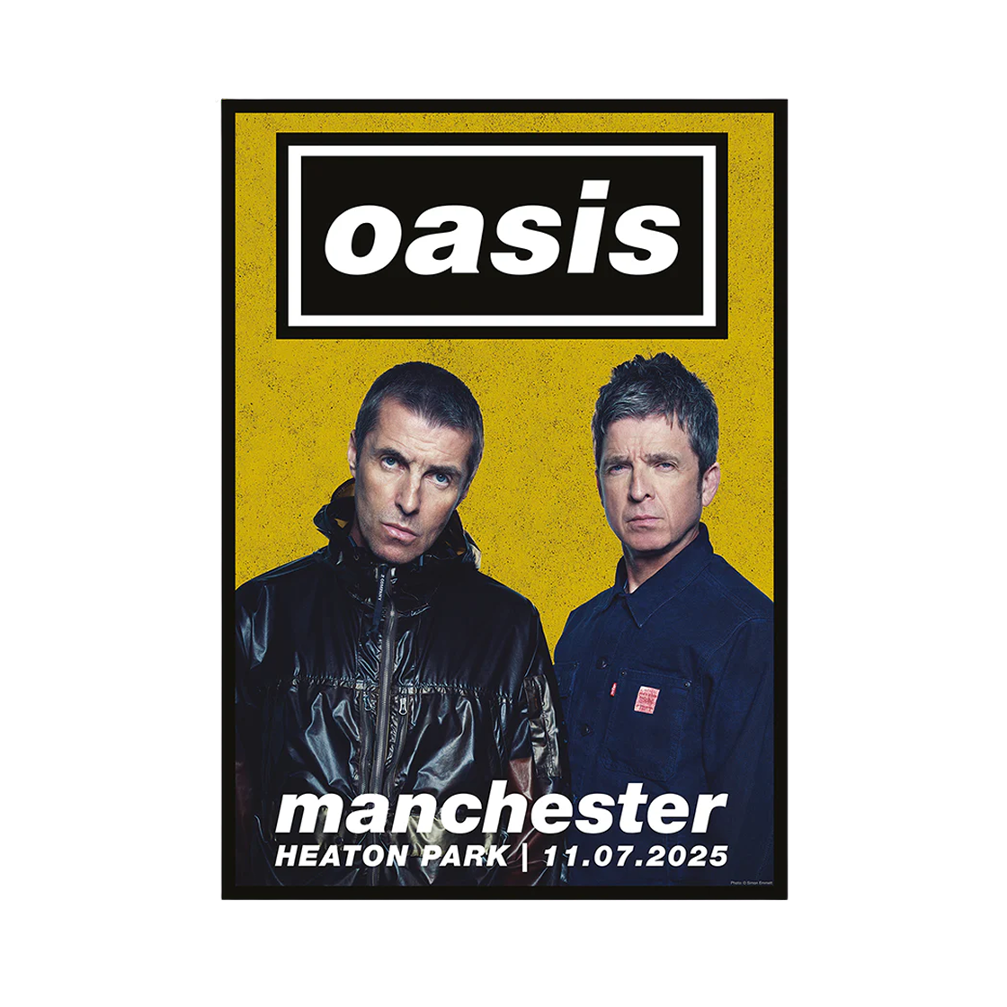 오아시스 라이브 '25 맨체스터 이벤트 리소그래픽 포스터(Oasis Live '25 Manchester Event Lithographic Poster) - 1