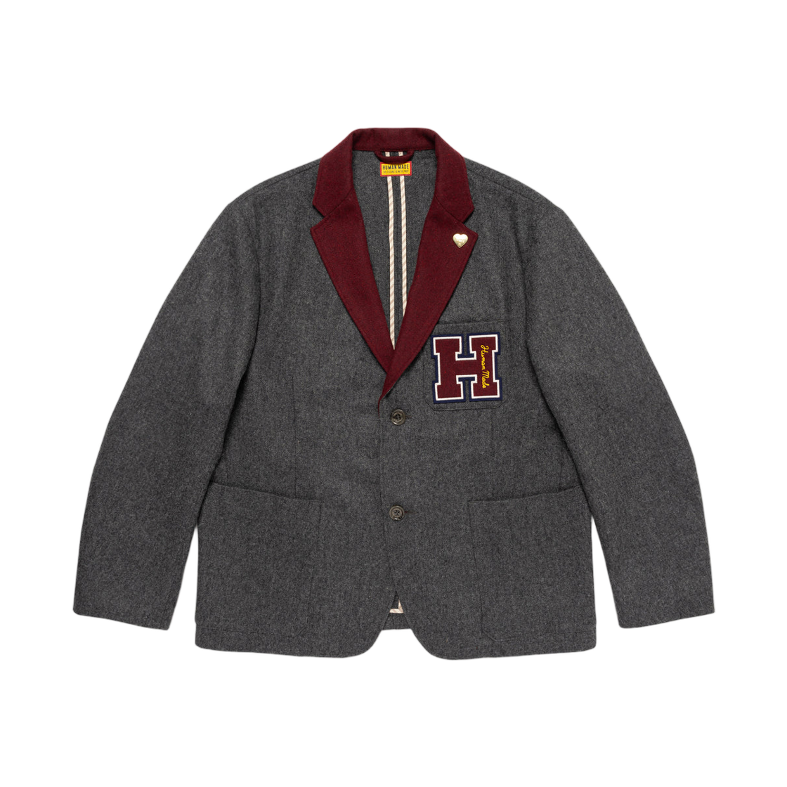 휴먼 메이드 울 자켓 그레이