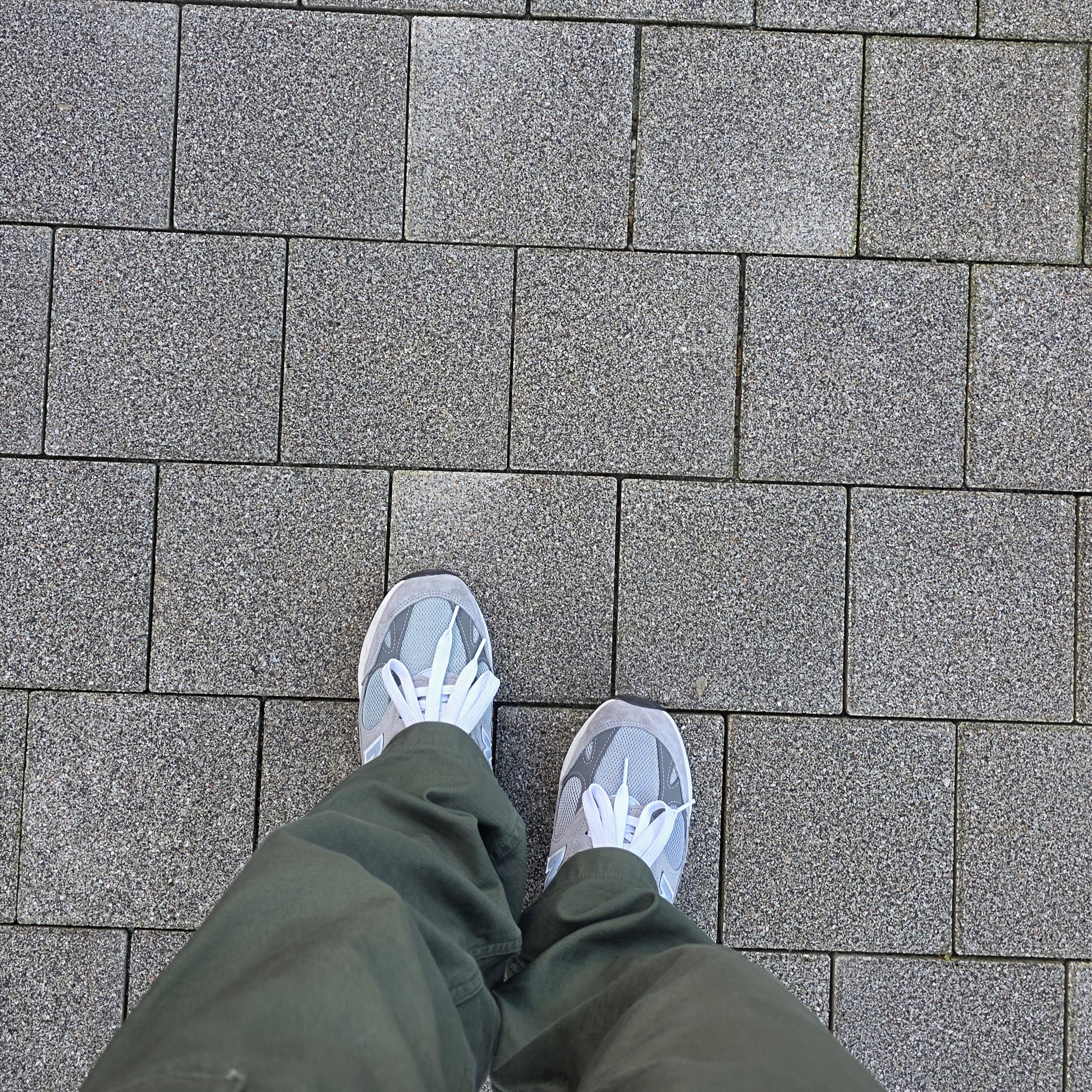 New Balance 993 Made in USA Grey - D Standard 착용 스타일