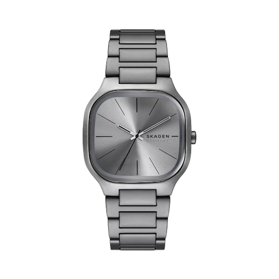 스카겐 멜렘 쿼츠 쓰리핸드 40mm 스테인리스 스틸 그레이(Skagen Mellem Quartz Three-Hand 40mm Stainless Steel Grey)